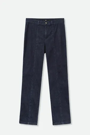 PALLAS DENIM PANT WITH BUTTON FLY IN ORGANIC ITALIAN COTTON STRETCH
