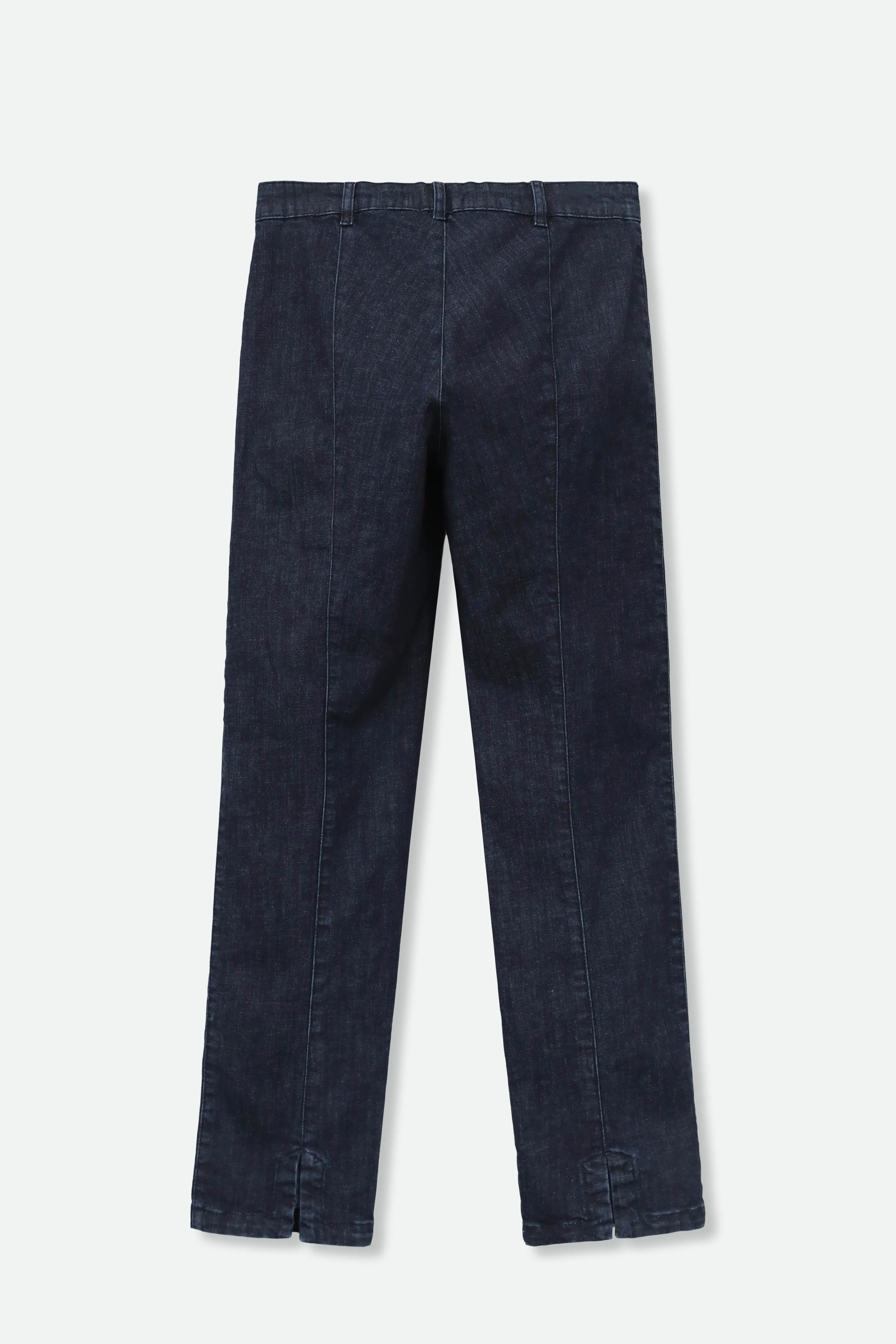 PALLAS DENIM PANT WITH BUTTON FLY IN ORGANIC ITALIAN COTTON STRETCH