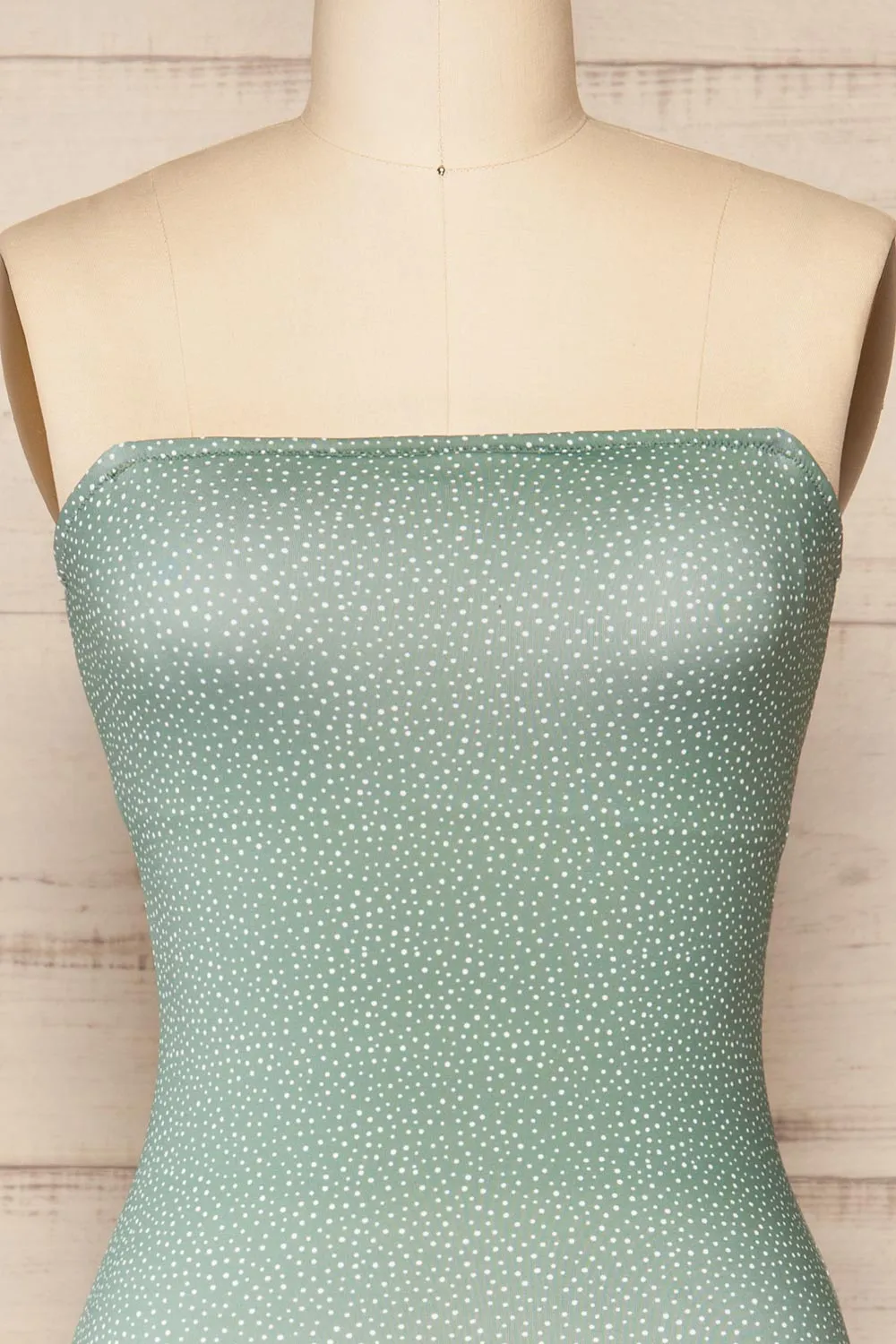Parnu Sage | One-Piece Polka Dot Swimsuit