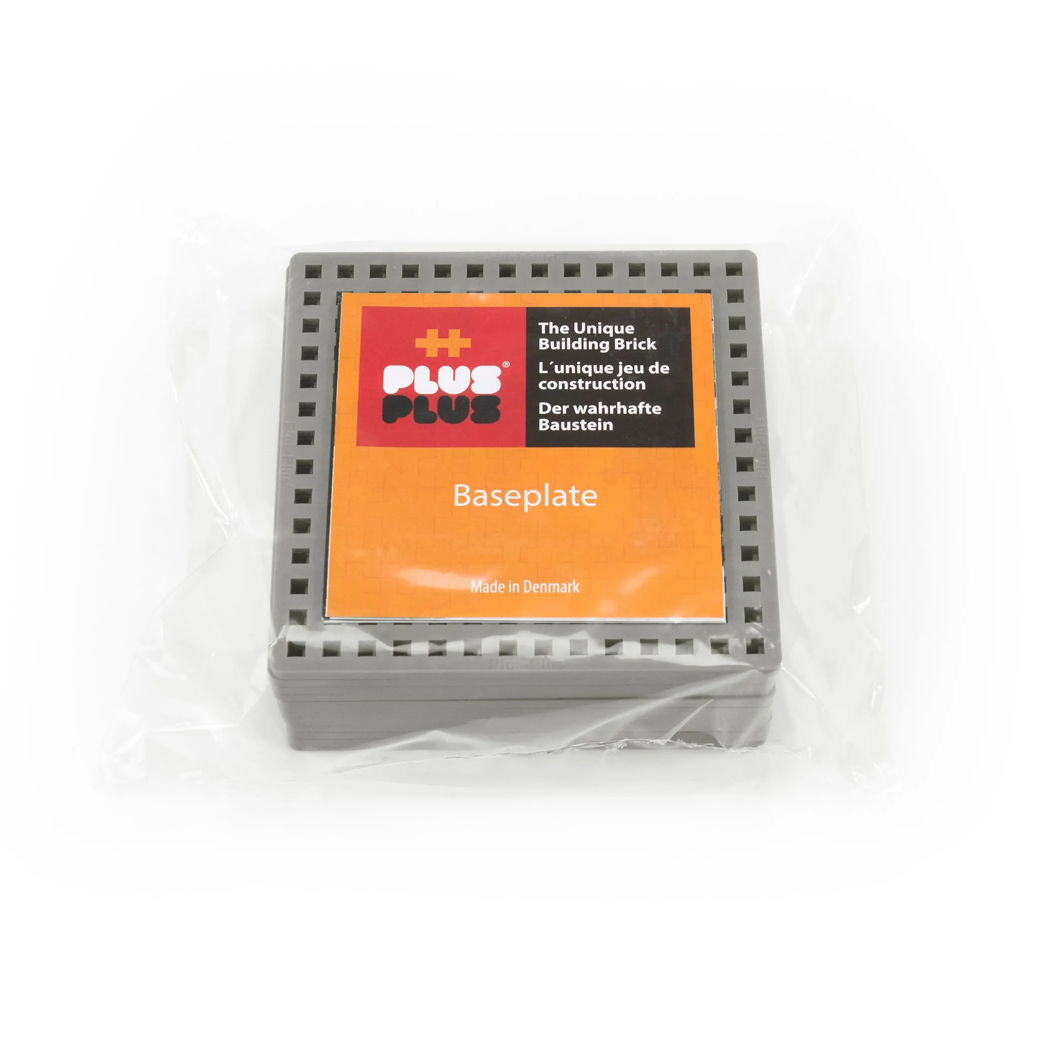 Plus-Plus Baseplates Classroom Pack, 12 Gray Building Platforms