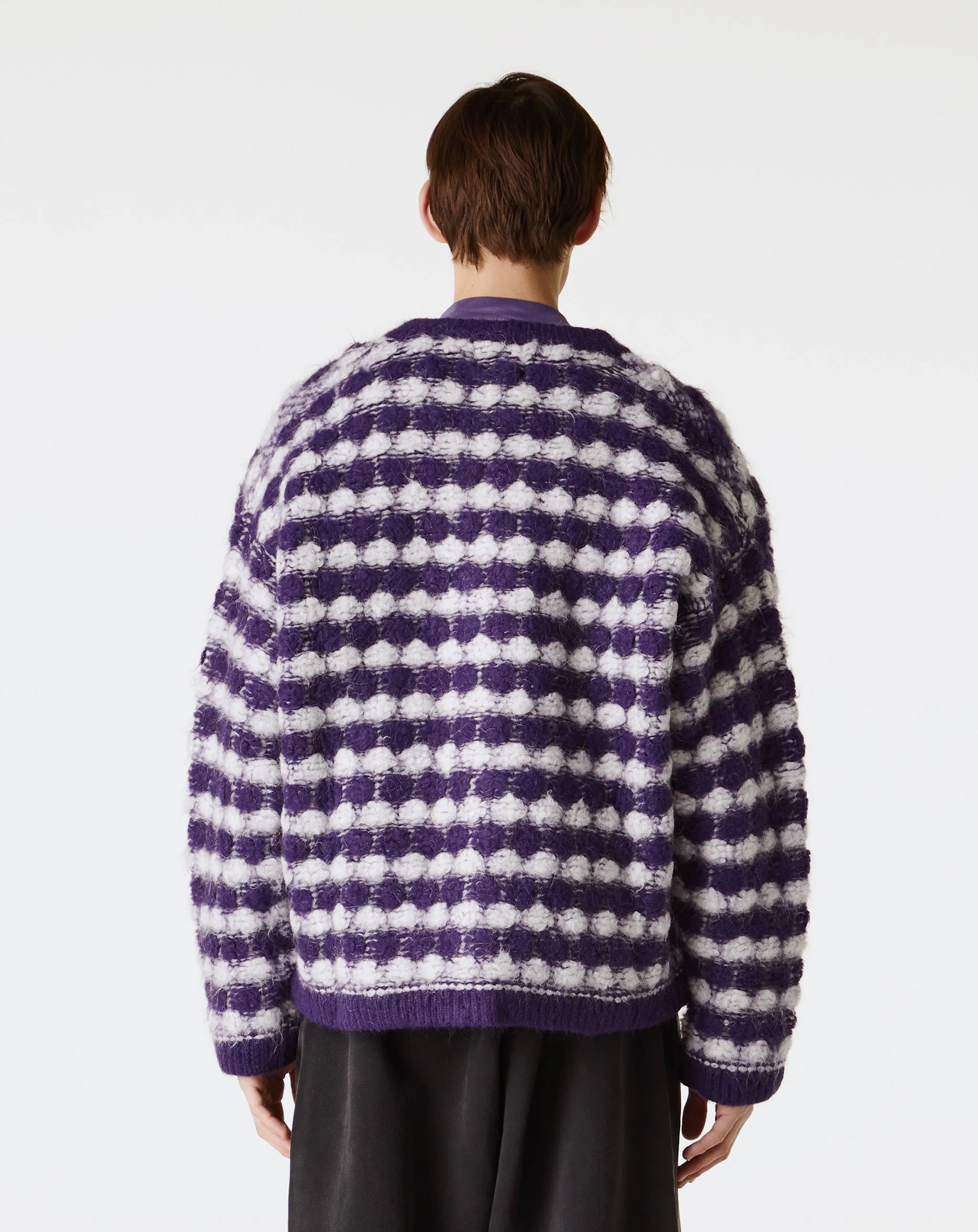 Puff Mohair Knit Cardigan