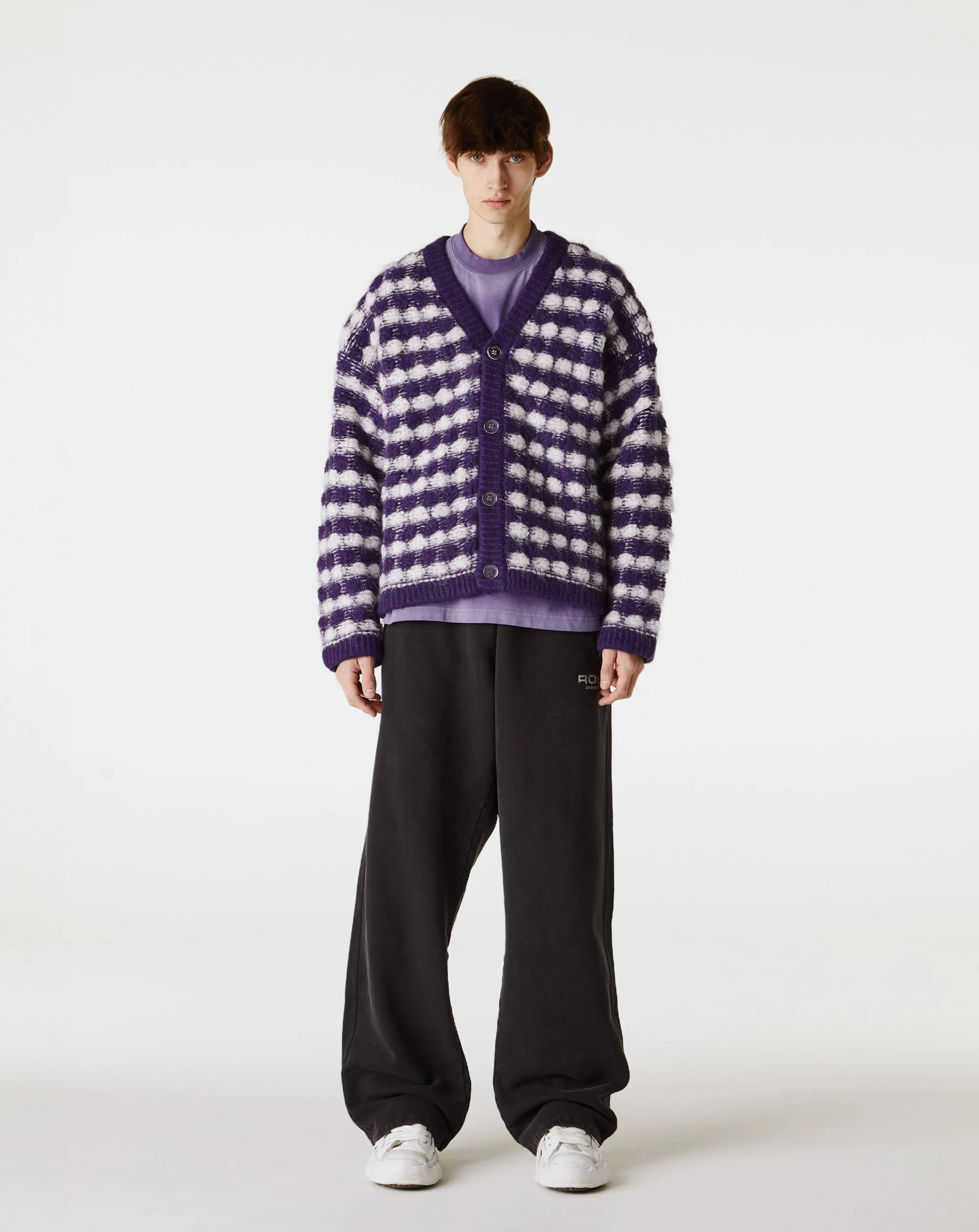 Puff Mohair Knit Cardigan