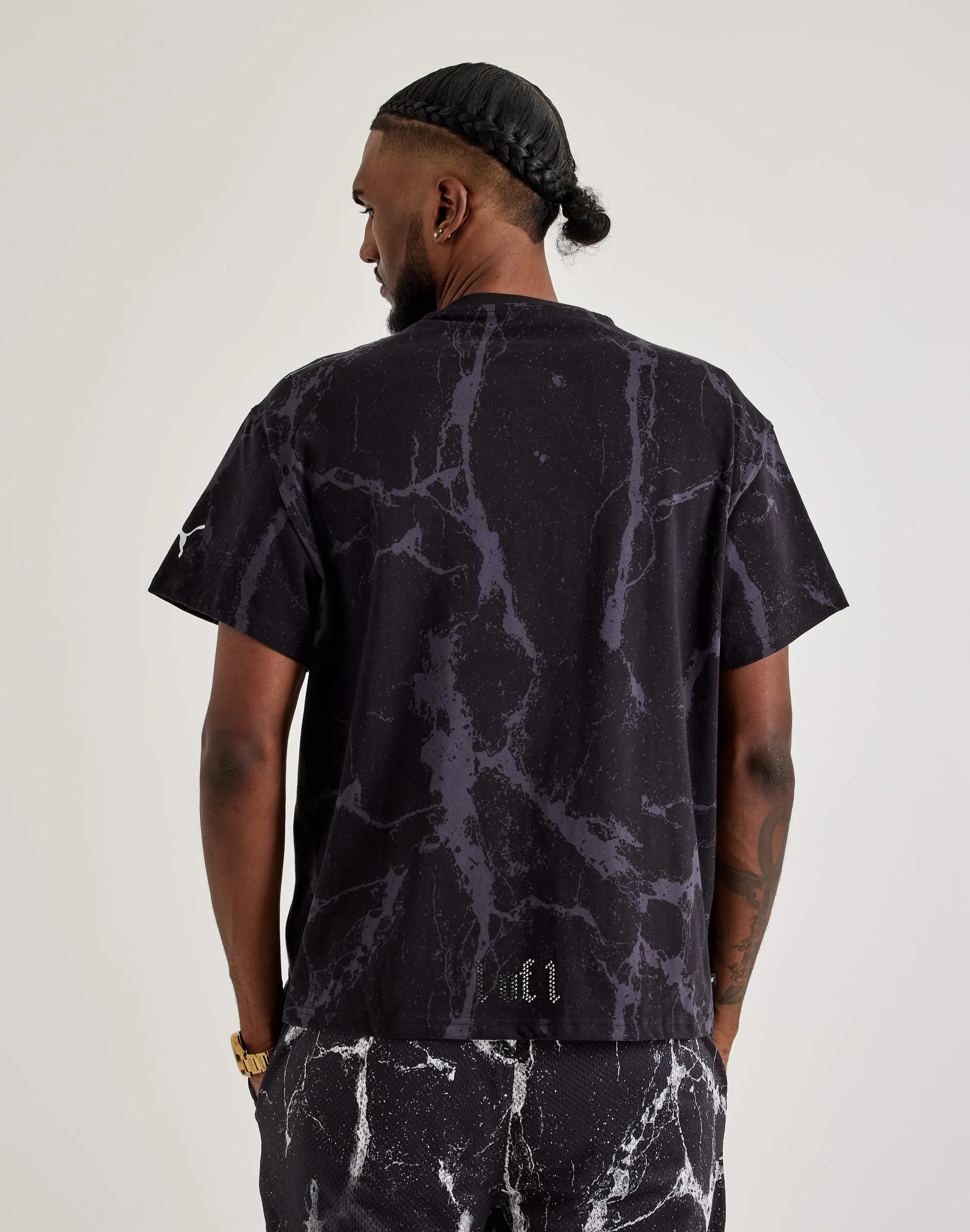 Puma LaFrance Marble Rhinestone Tee