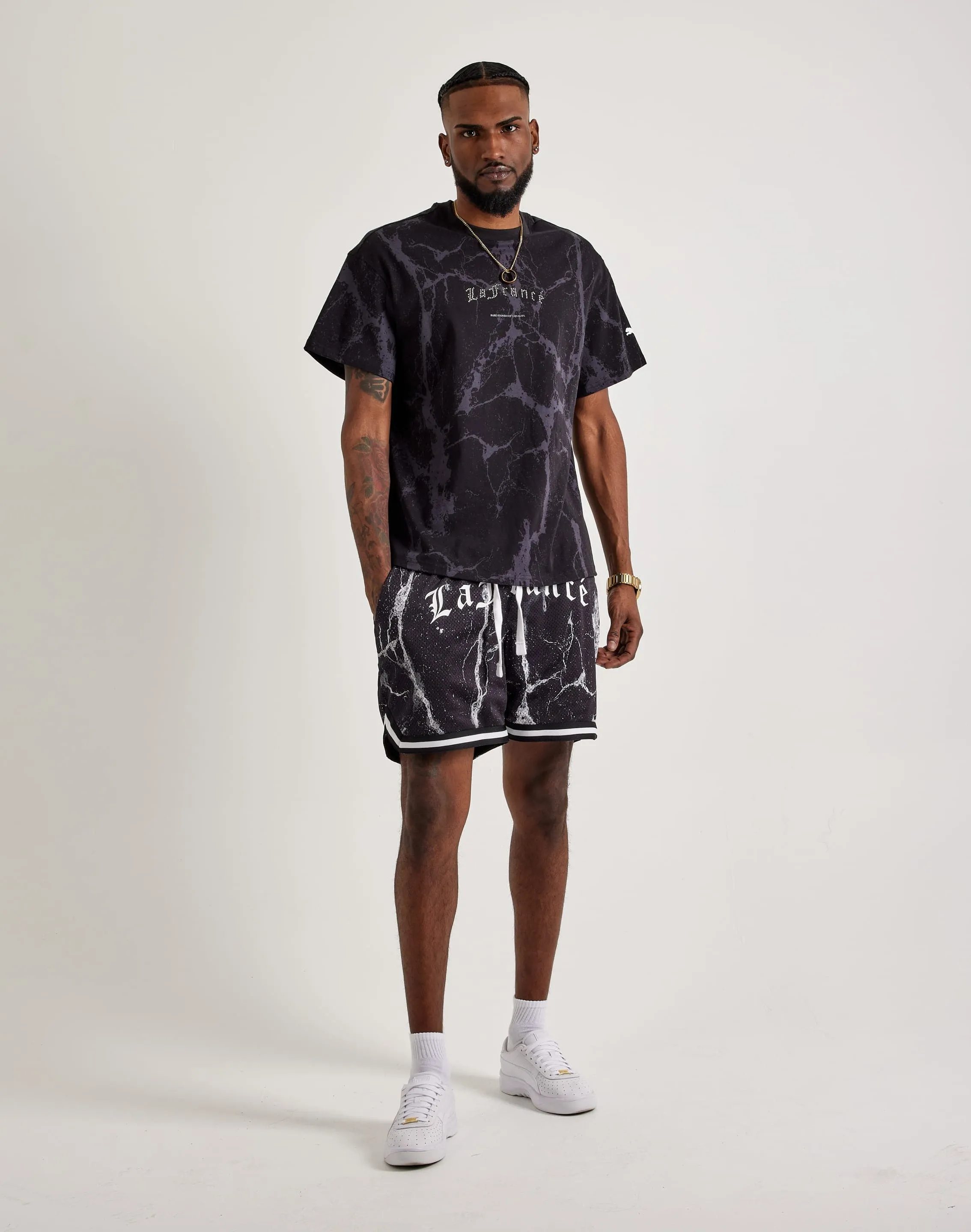 Puma LaFrance Marble Rhinestone Tee
