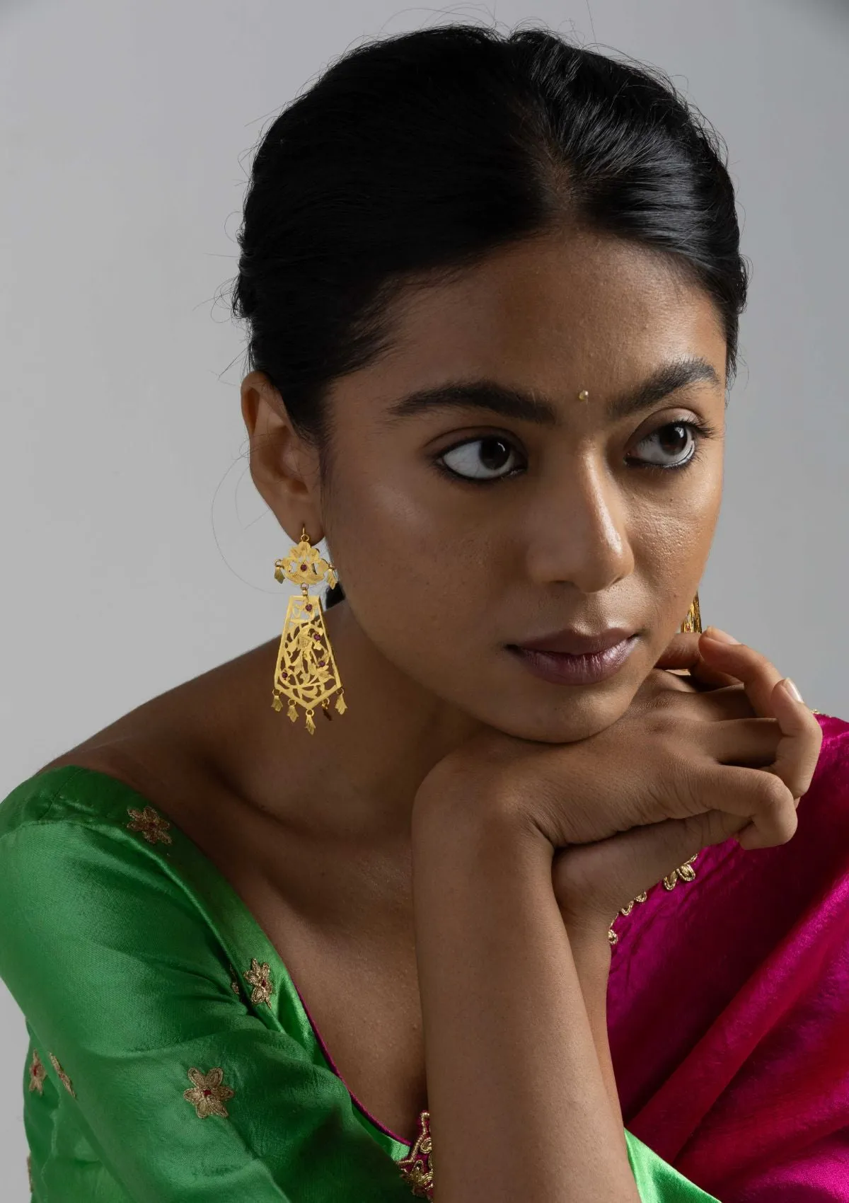 Rano Gold Tone Earrings