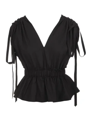 REDValentino Strap-Detailed Sleeveless Blouse