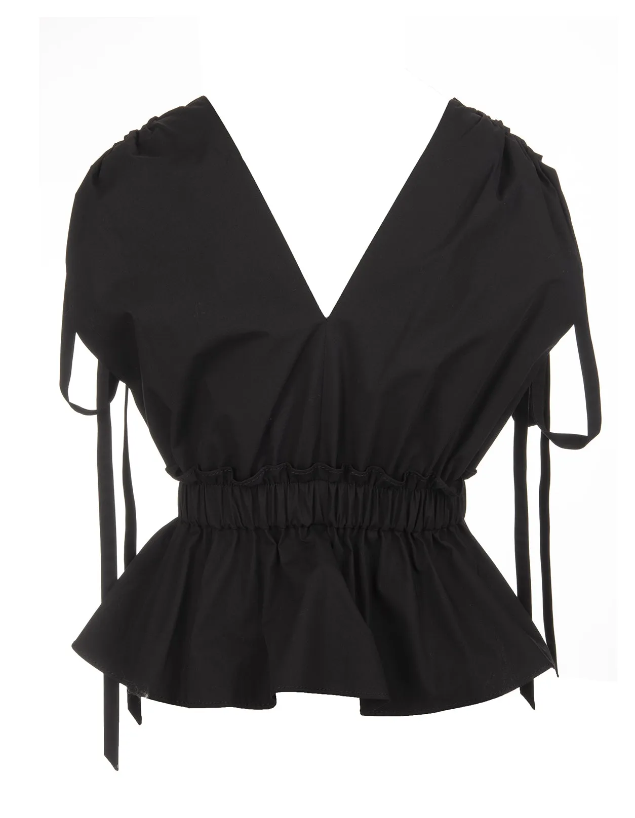 REDValentino Strap-Detailed Sleeveless Blouse