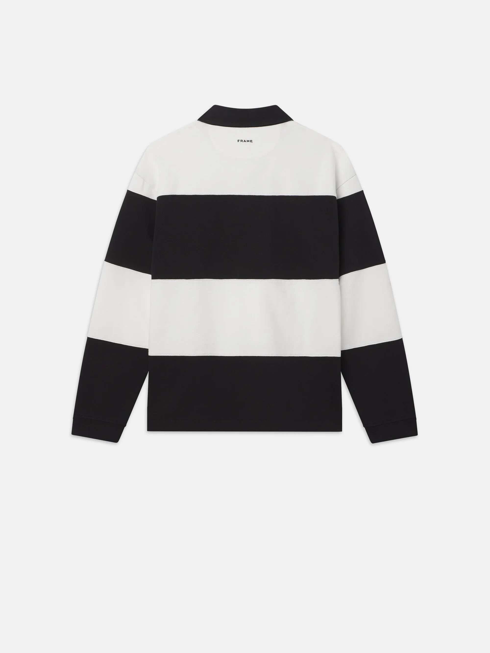 Ritz Rugby Polo Shirt -- Cream/Black