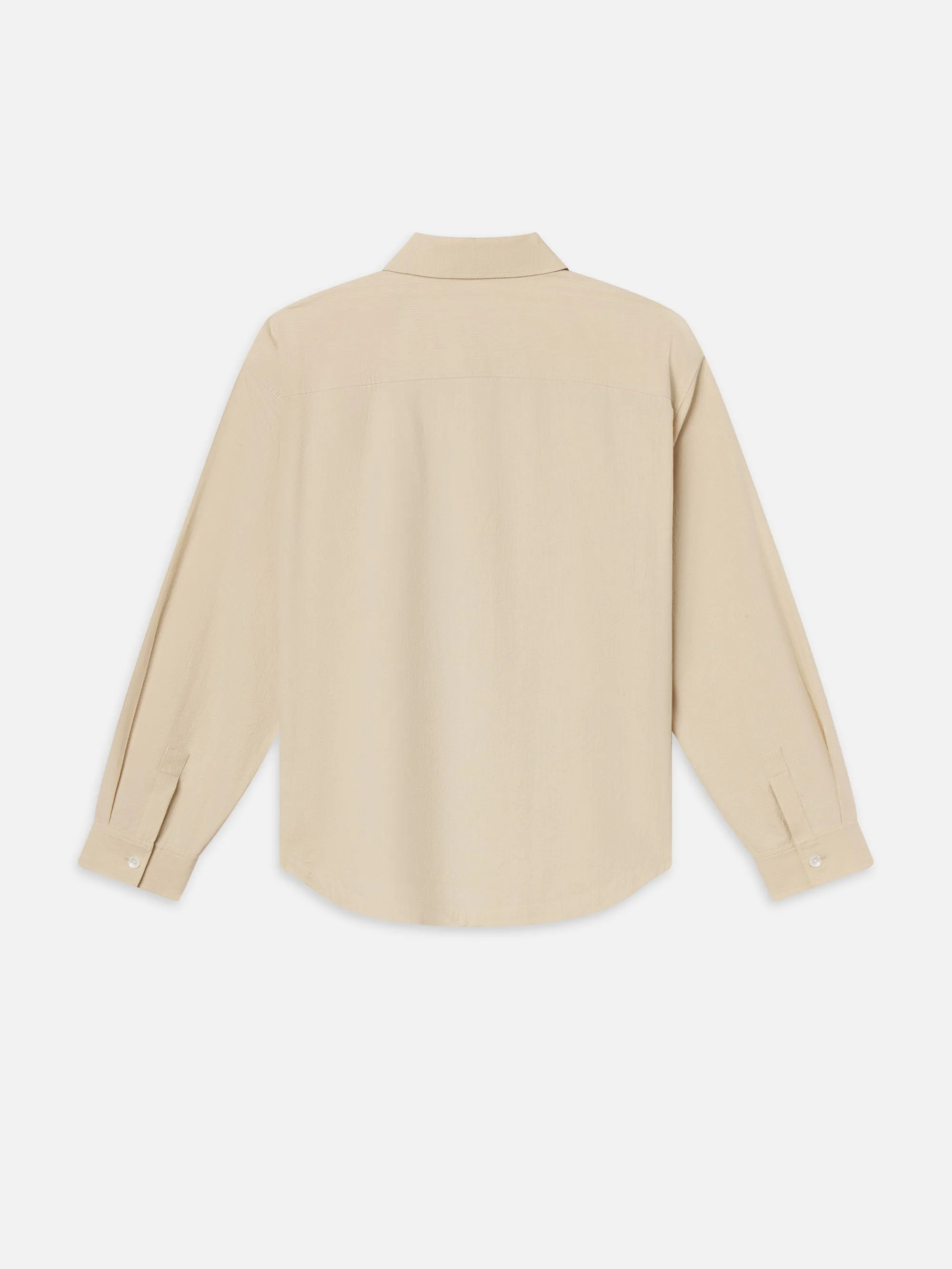 Seersucker Shirt -- Natural
