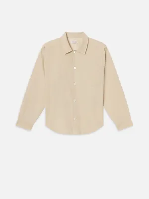 Seersucker Shirt -- Natural
