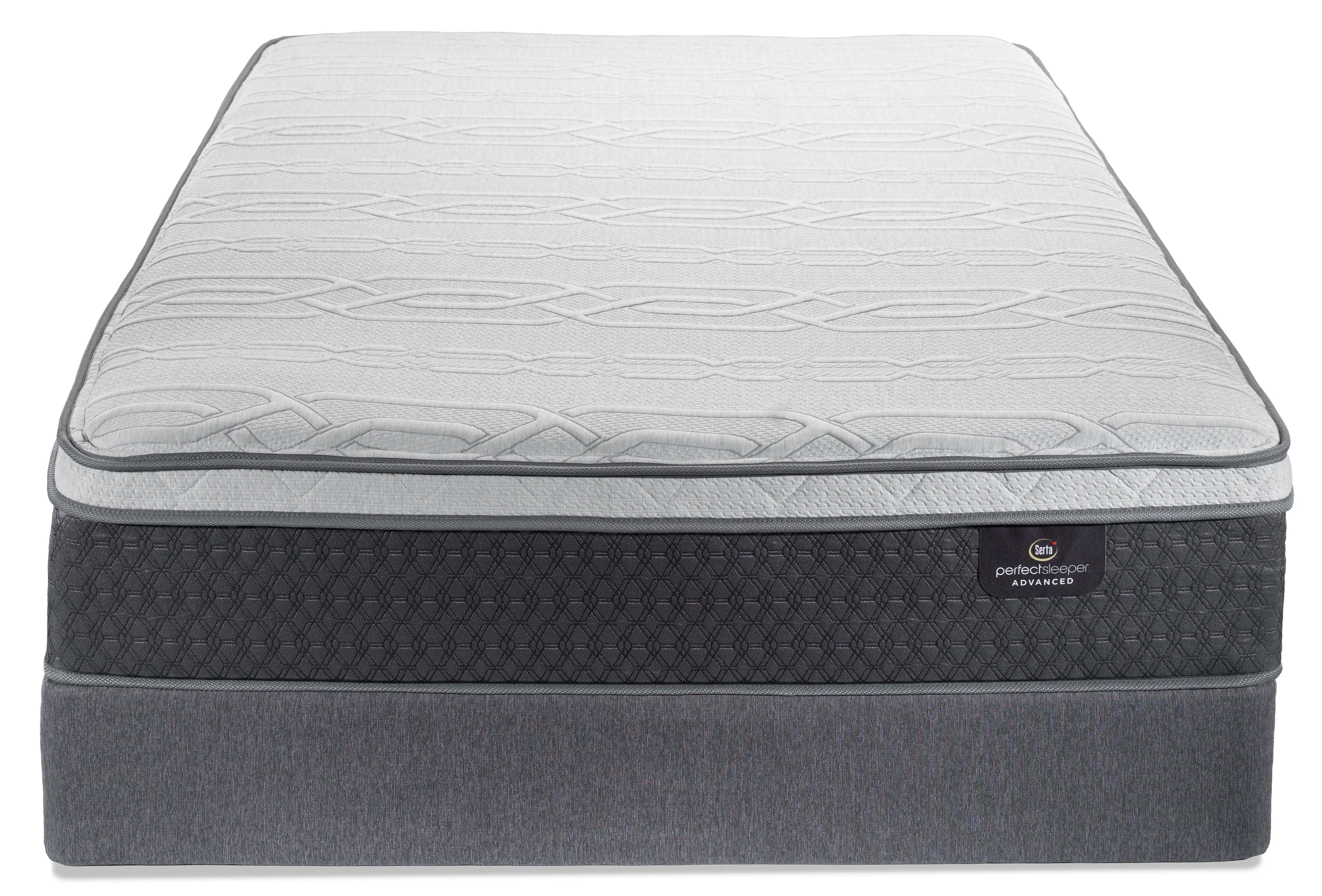 Serta Lush Plush Queen Mattress and Boxspring Set