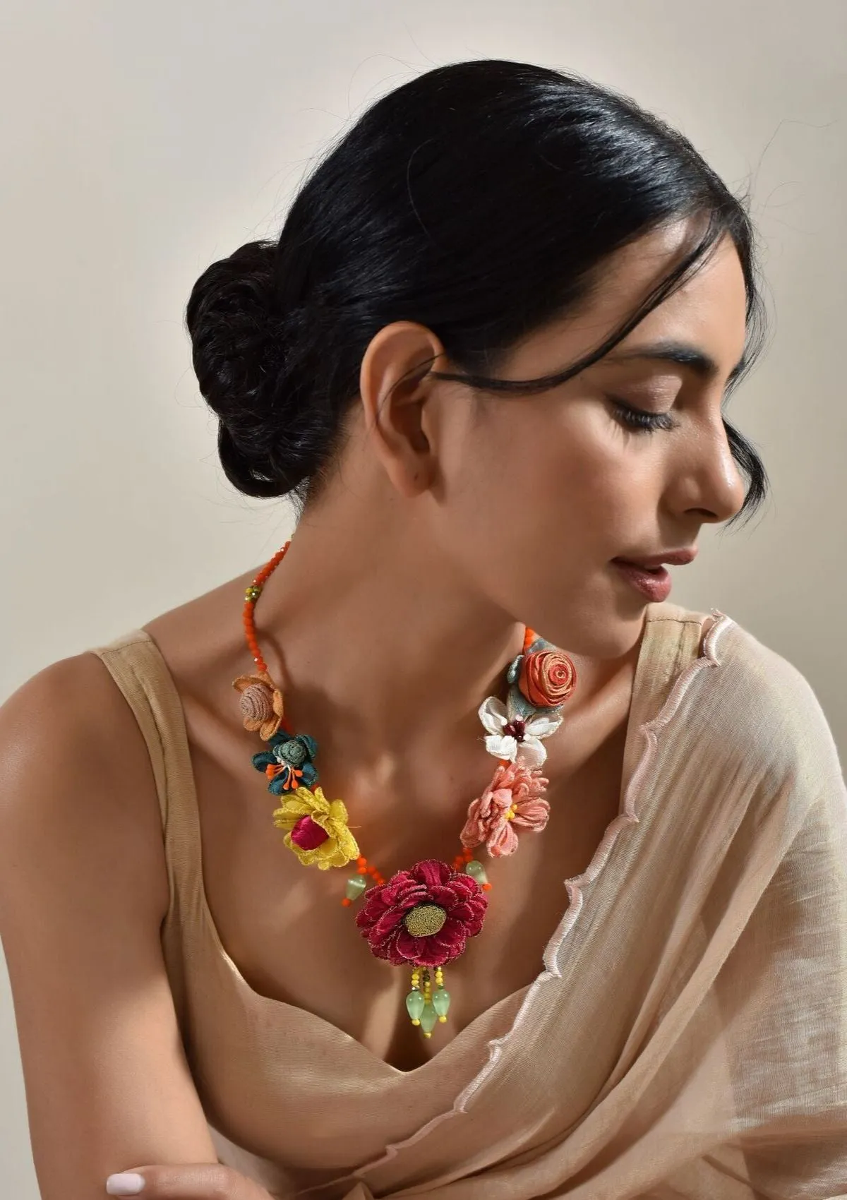 Shimeka Floral Jewellery Set