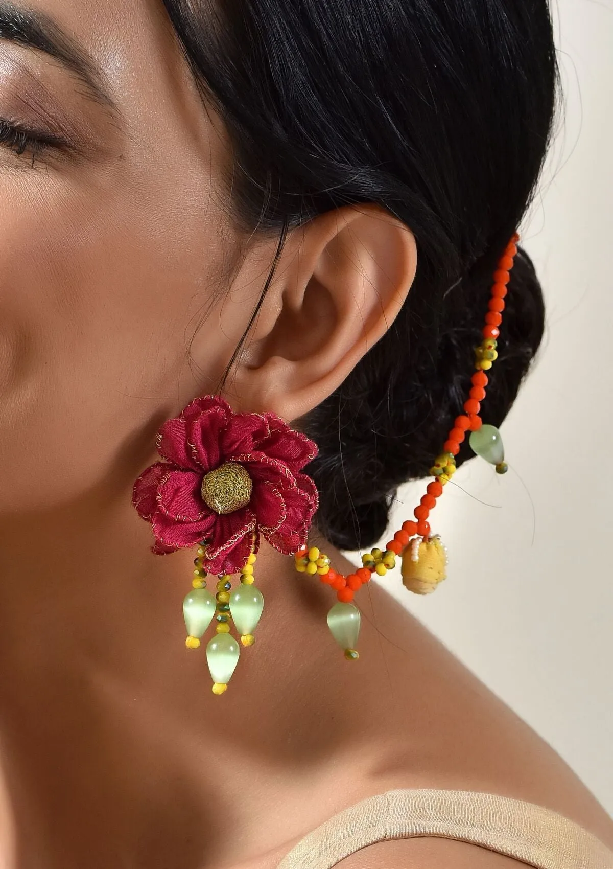 Shimeka Floral Jewellery Set