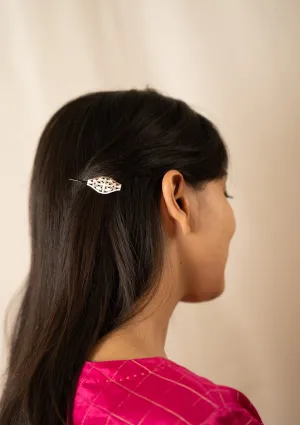 Shishir Handmade Silver Hairpin - Set of 2