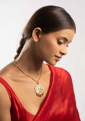 Shree Gold Tone Silver Pendant