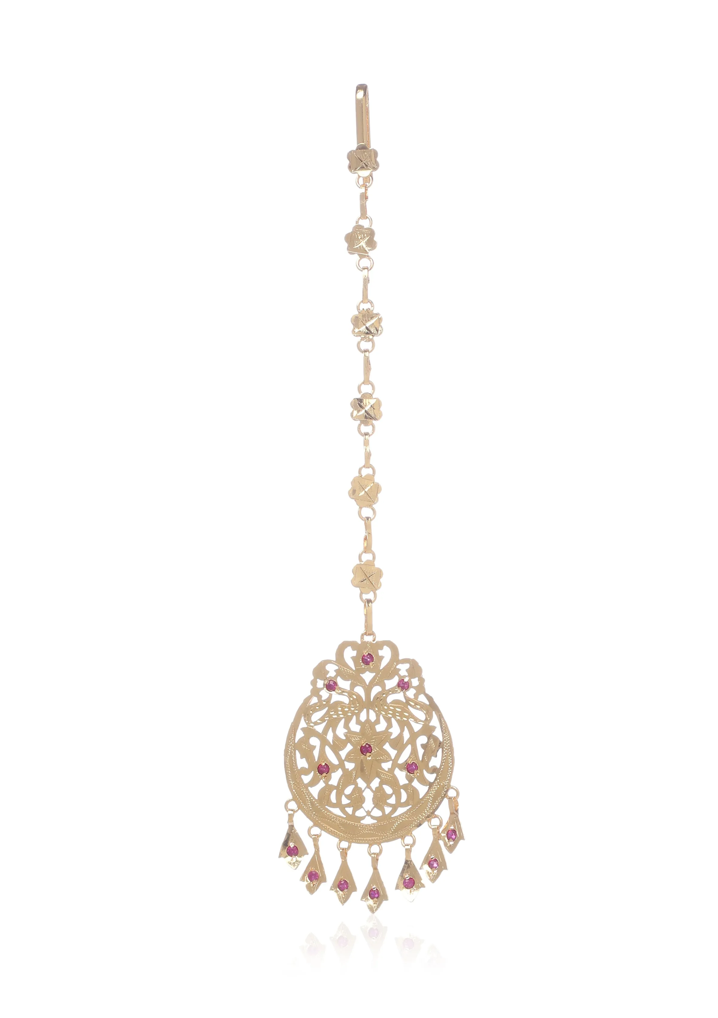 Sitaara Gold Tone Silver Mangtikka