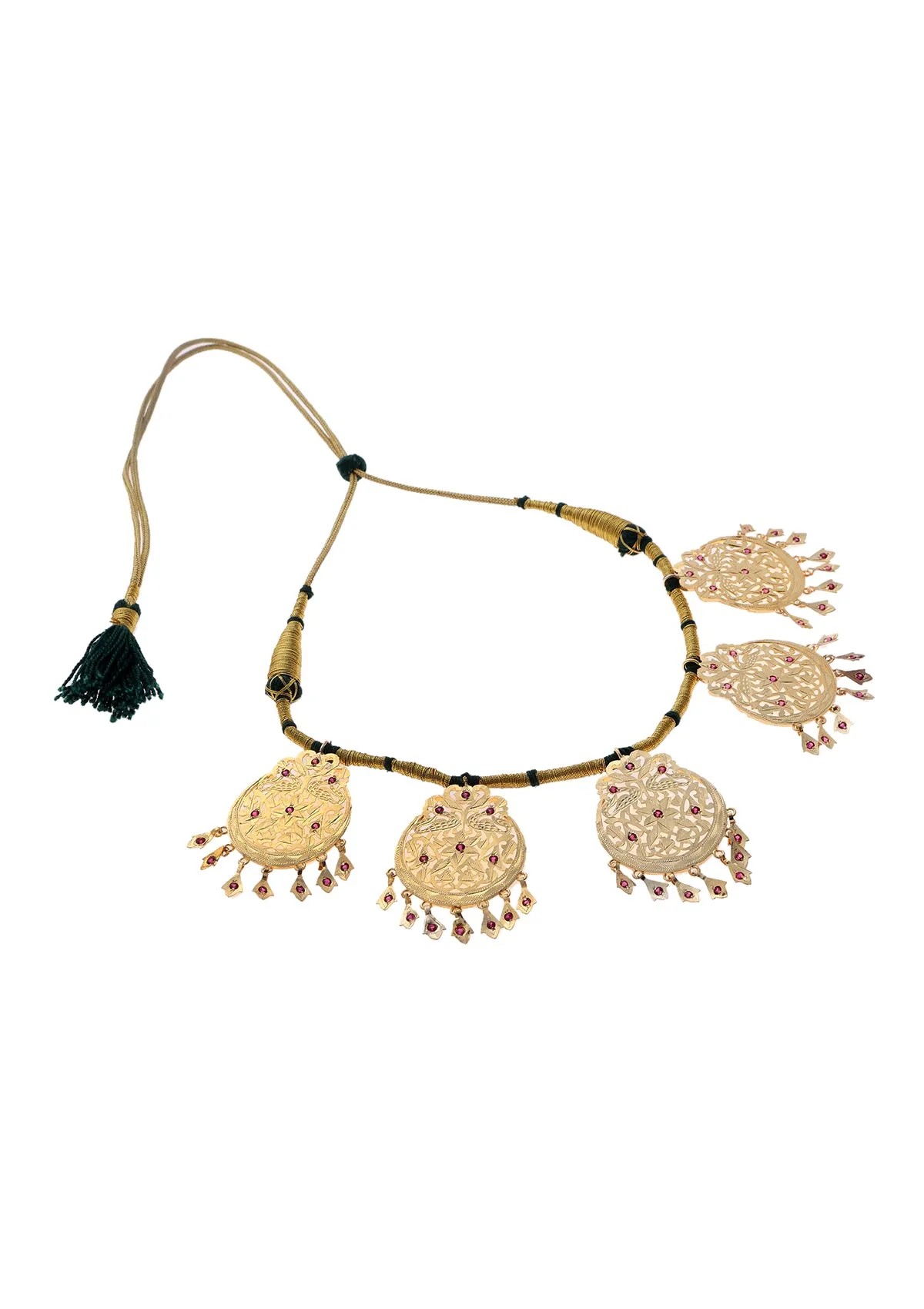 Sitaara Gold Tone Silver Necklace