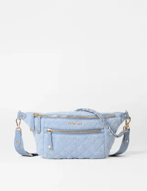 Small Crosby Crossbody Sling, True Light Denim