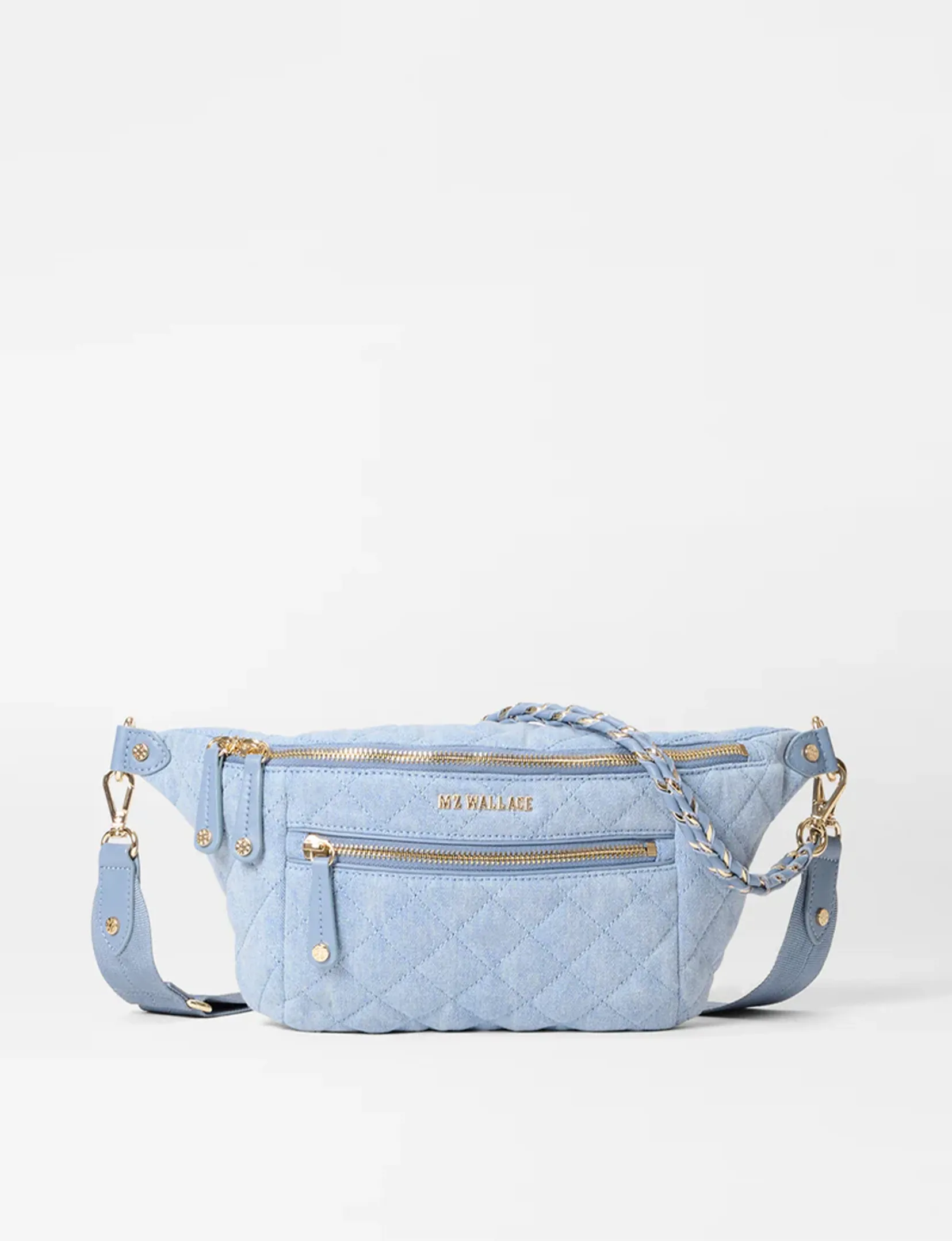 Small Crosby Crossbody Sling, True Light Denim