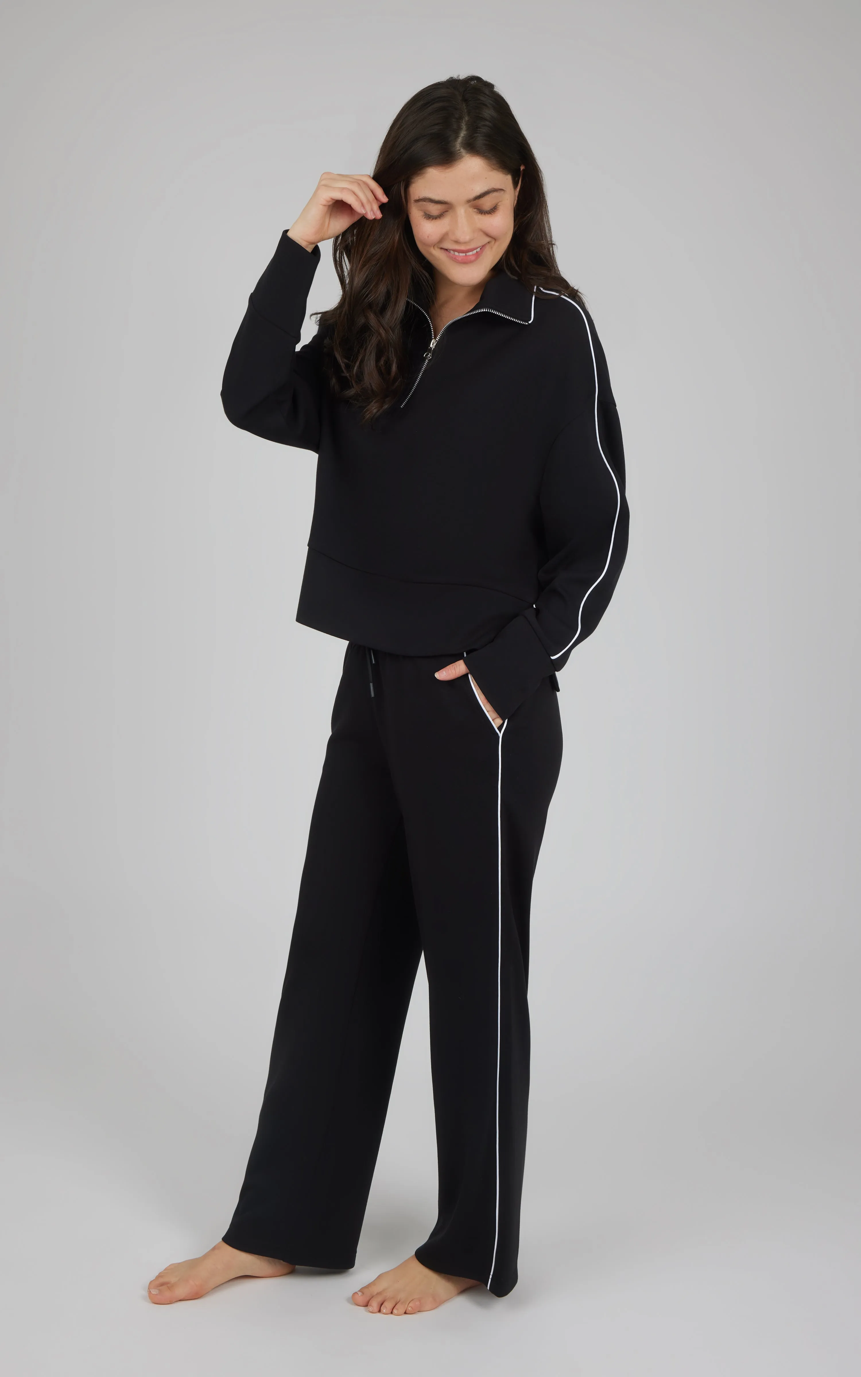 Softlite Half Zip Pullover and Pant Set