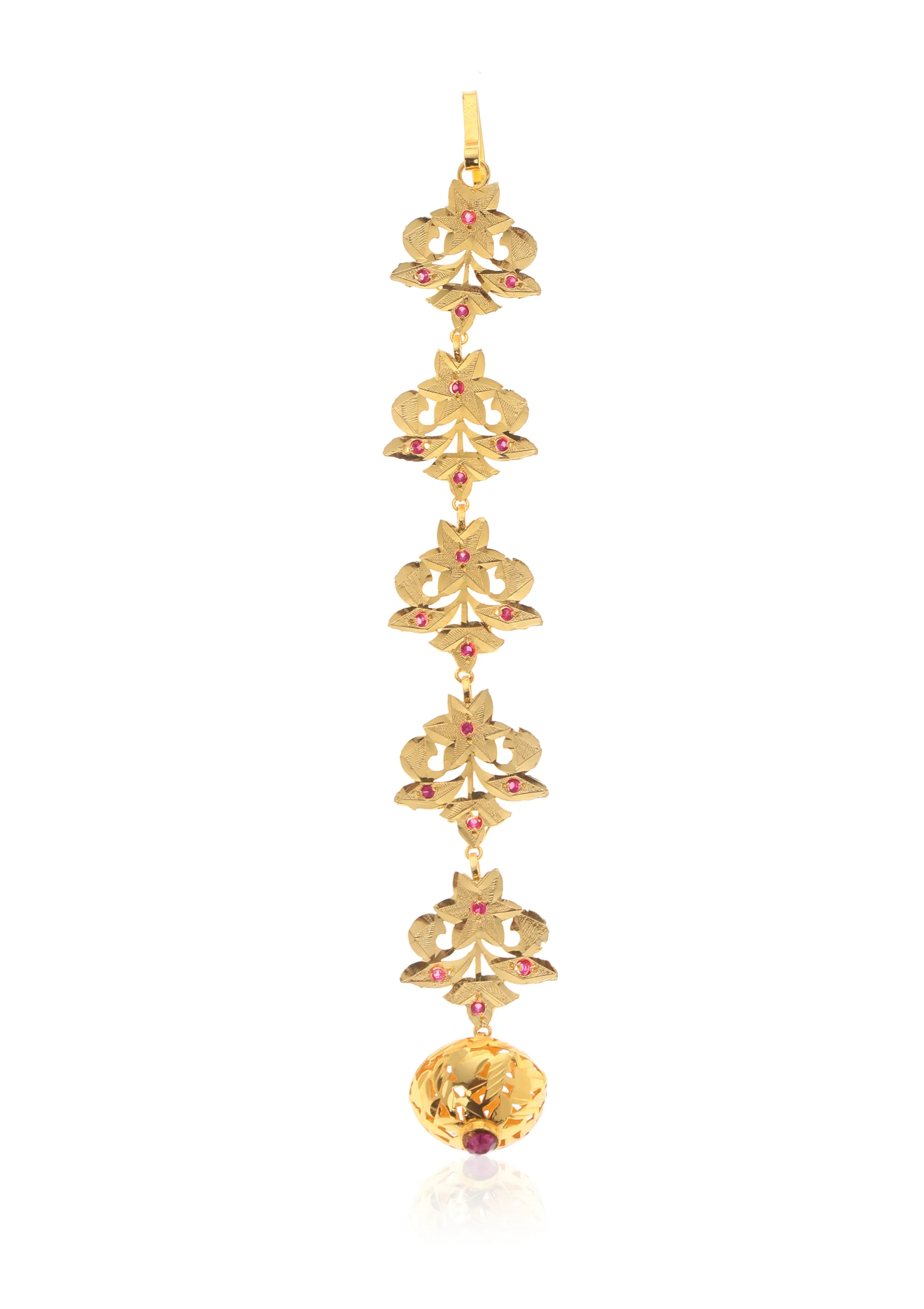Soha Gold Tone Silver Mangtikka