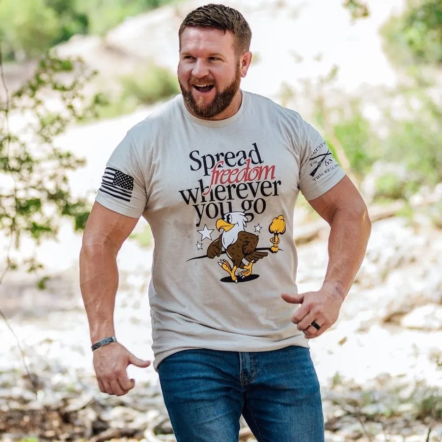 Spreading Freedom T-Shirt - Sand