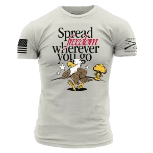 Spreading Freedom T-Shirt - Sand