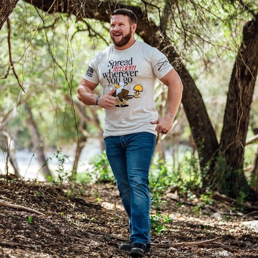 Spreading Freedom T-Shirt - Sand