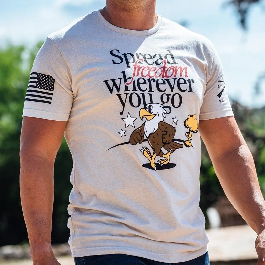 Spreading Freedom T-Shirt - Sand