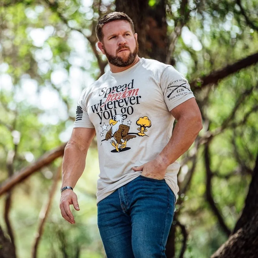 Spreading Freedom T-Shirt - Sand