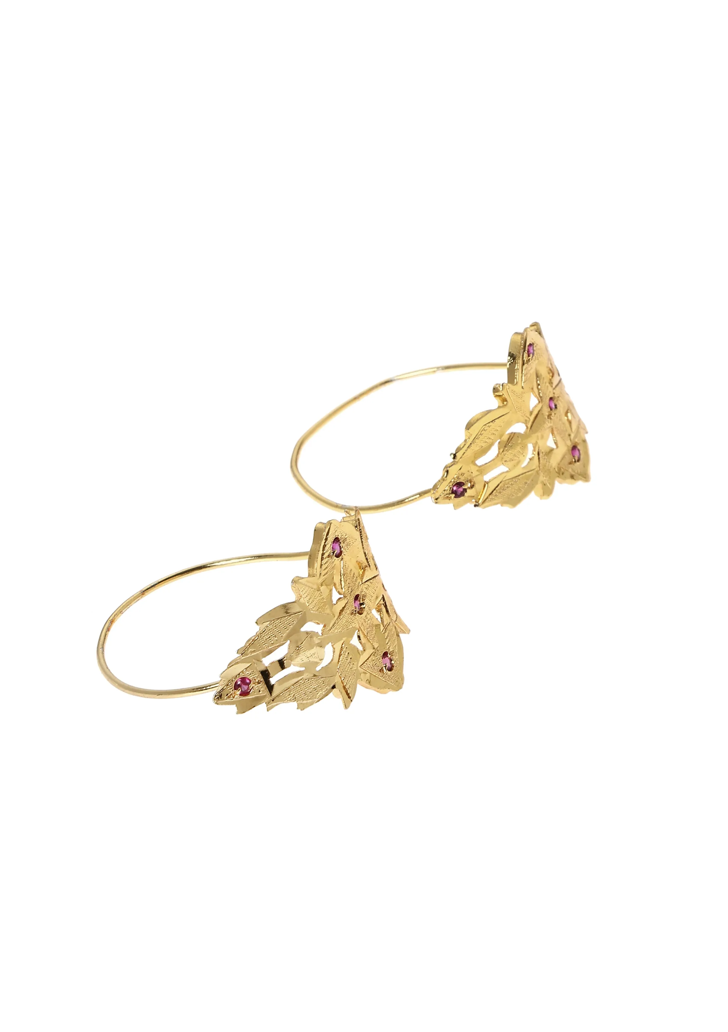Sridevi Gold Tone Silver Earrings