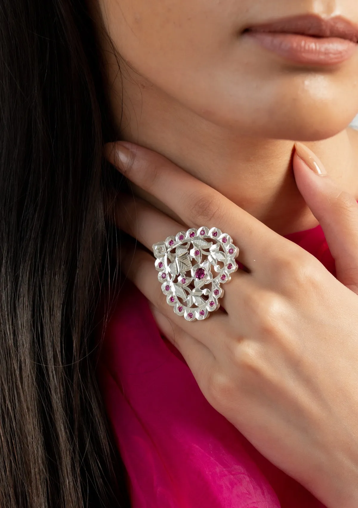 Sudha Handmade Silver Ring