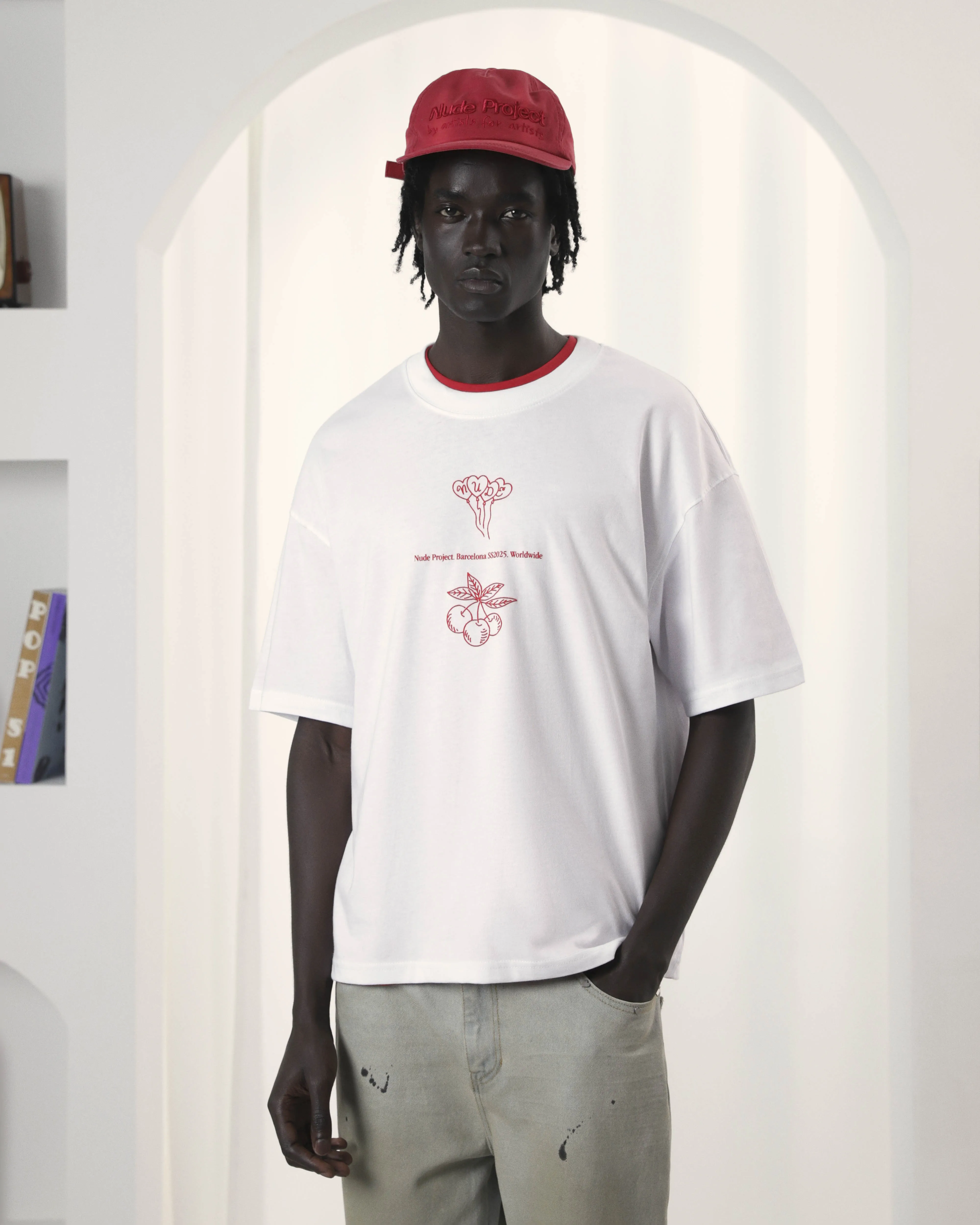Swan Garden Tee White