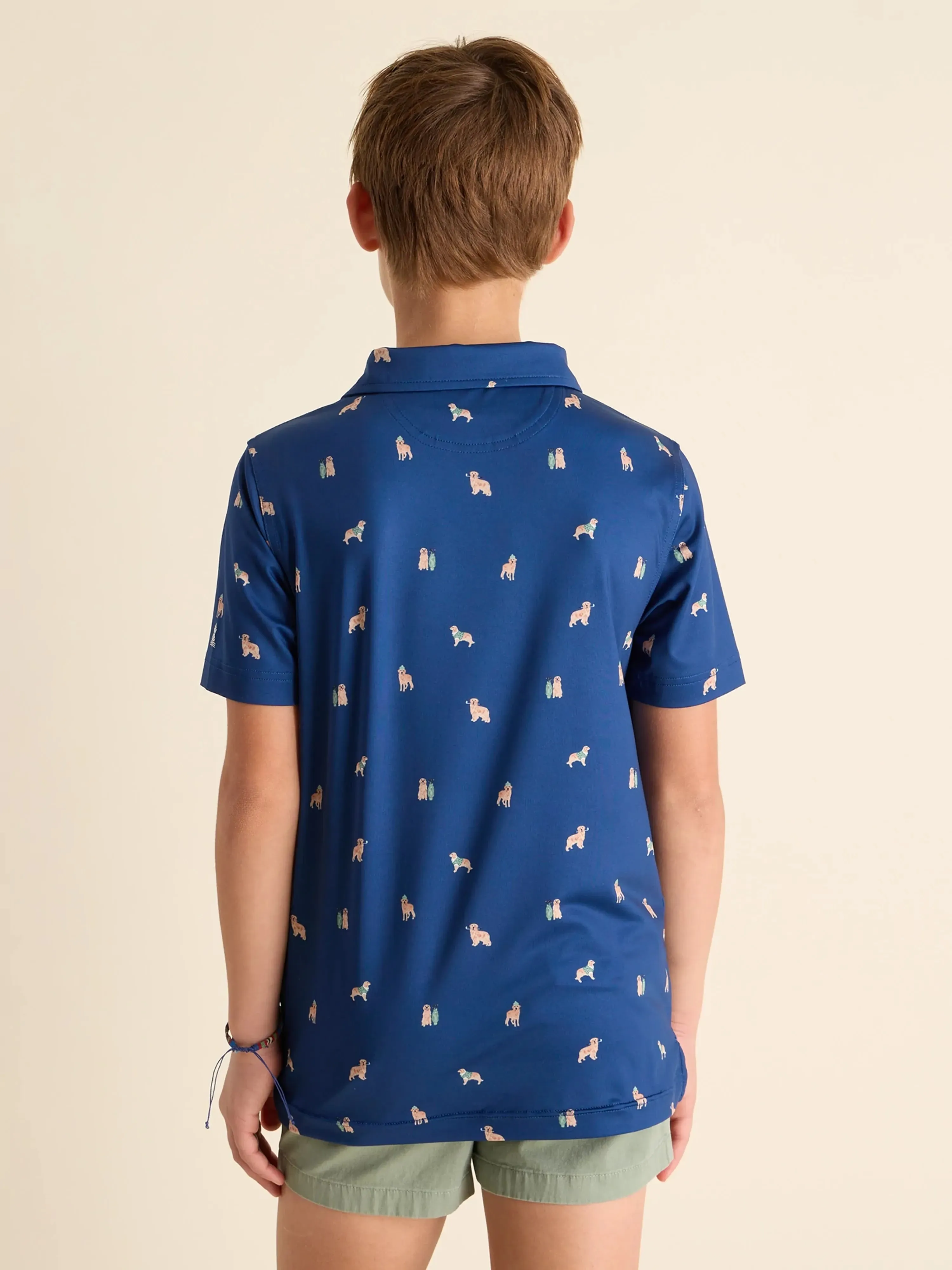 The Barkin' Up the Wrong Tree (Boys Performance Polo)