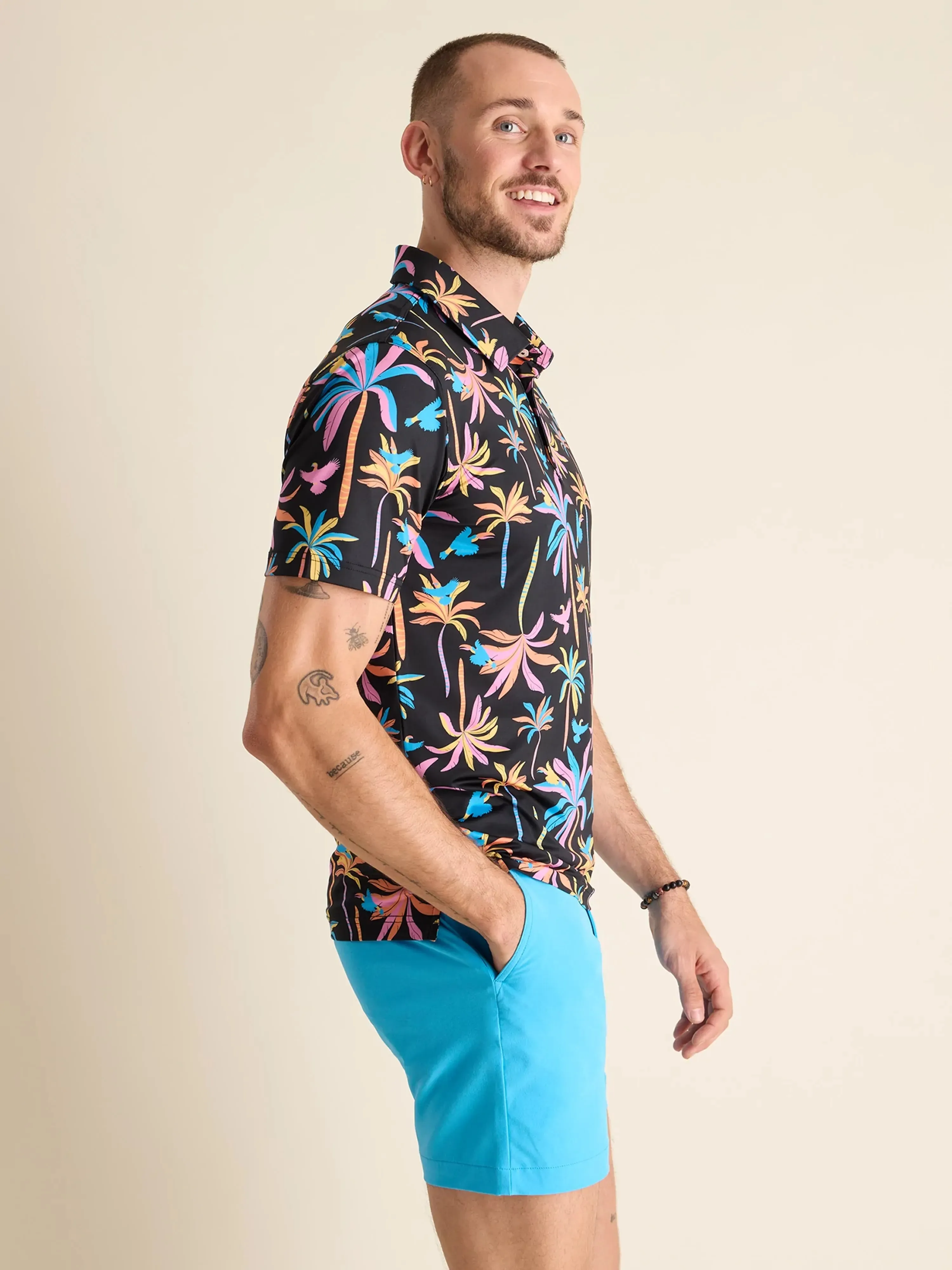 The Black Light Night (Performance Polo)