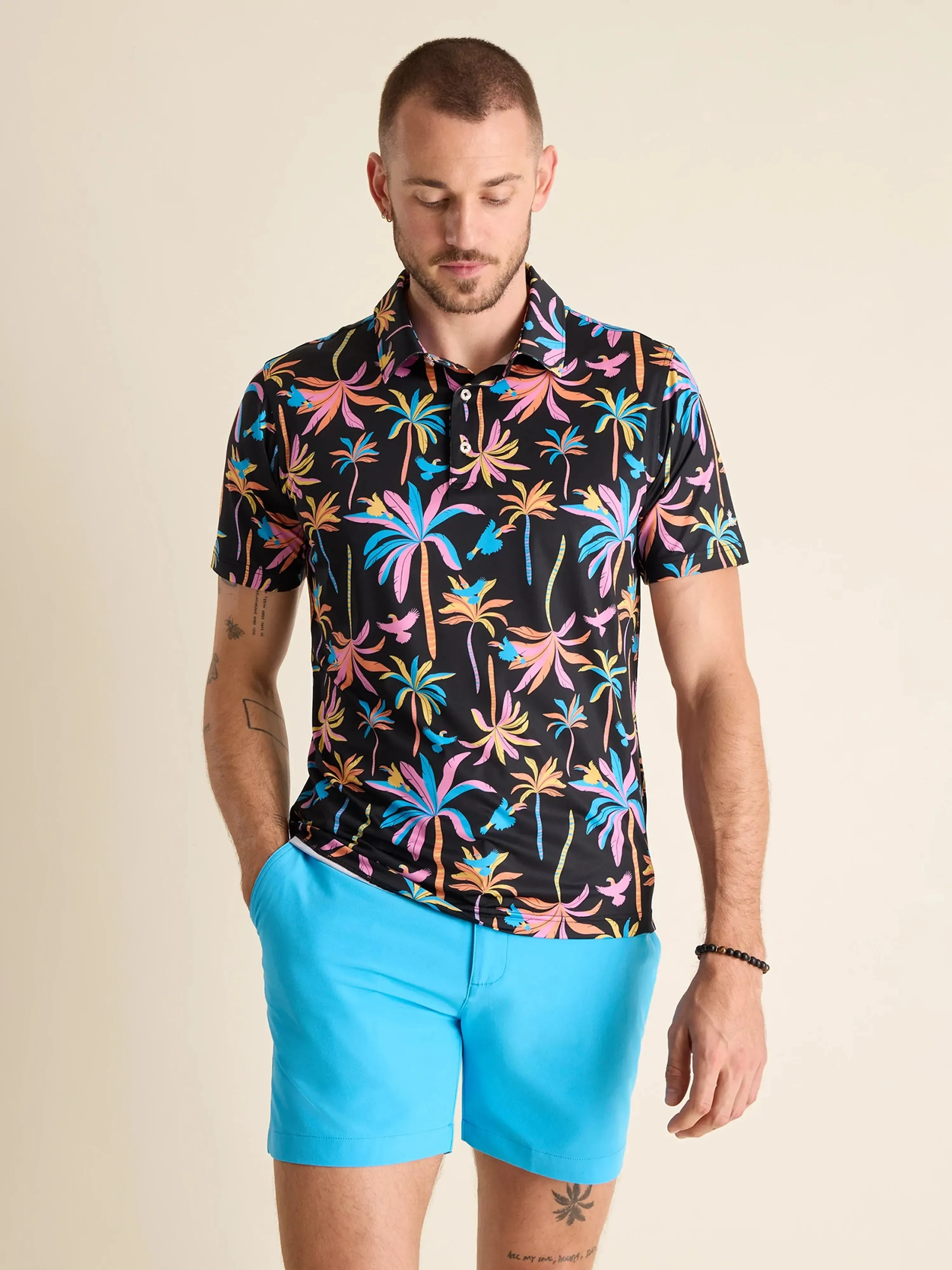 The Black Light Night (Performance Polo)