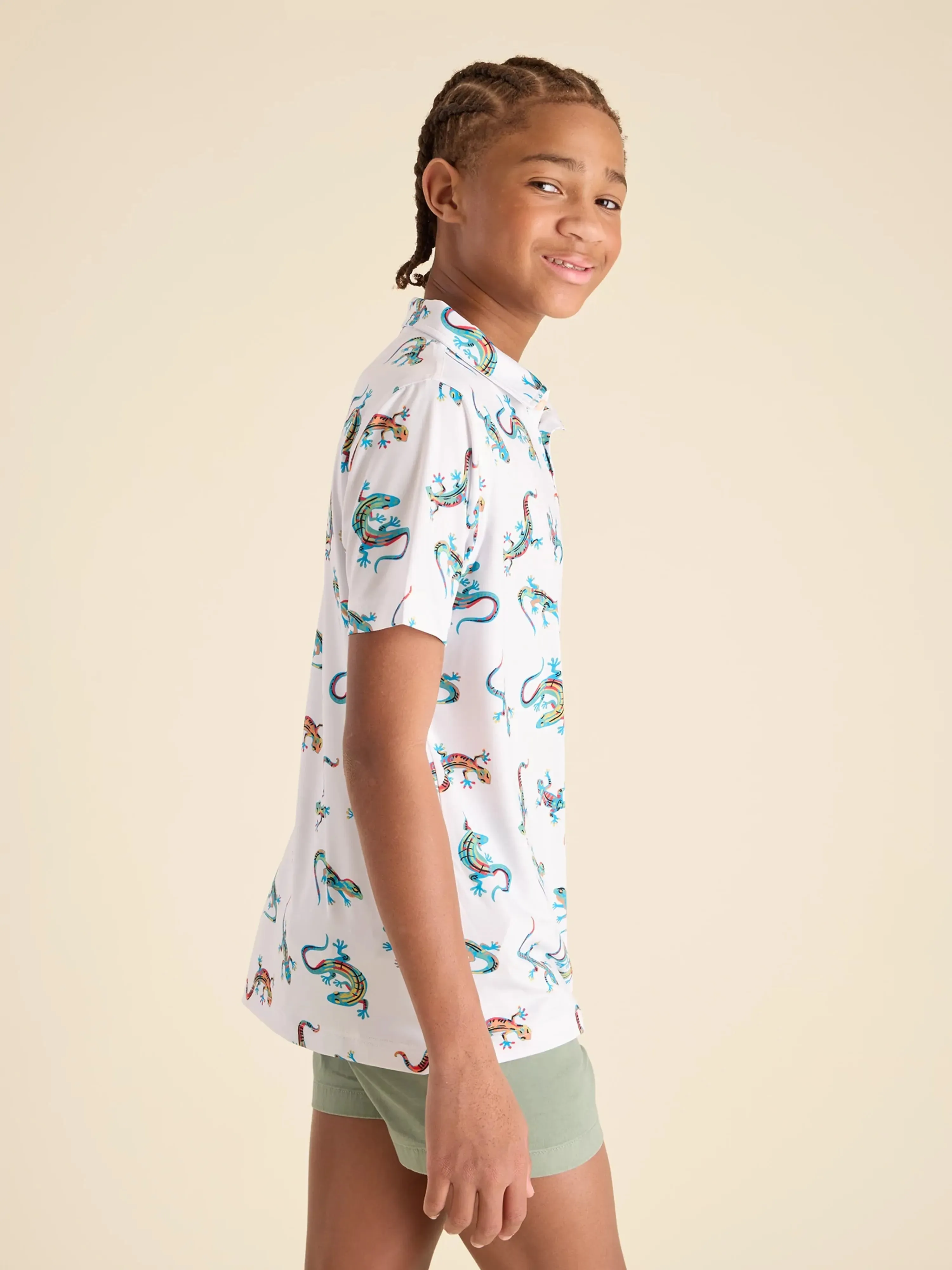 The Blizzard O' Lizard (Boys Performance Polo)