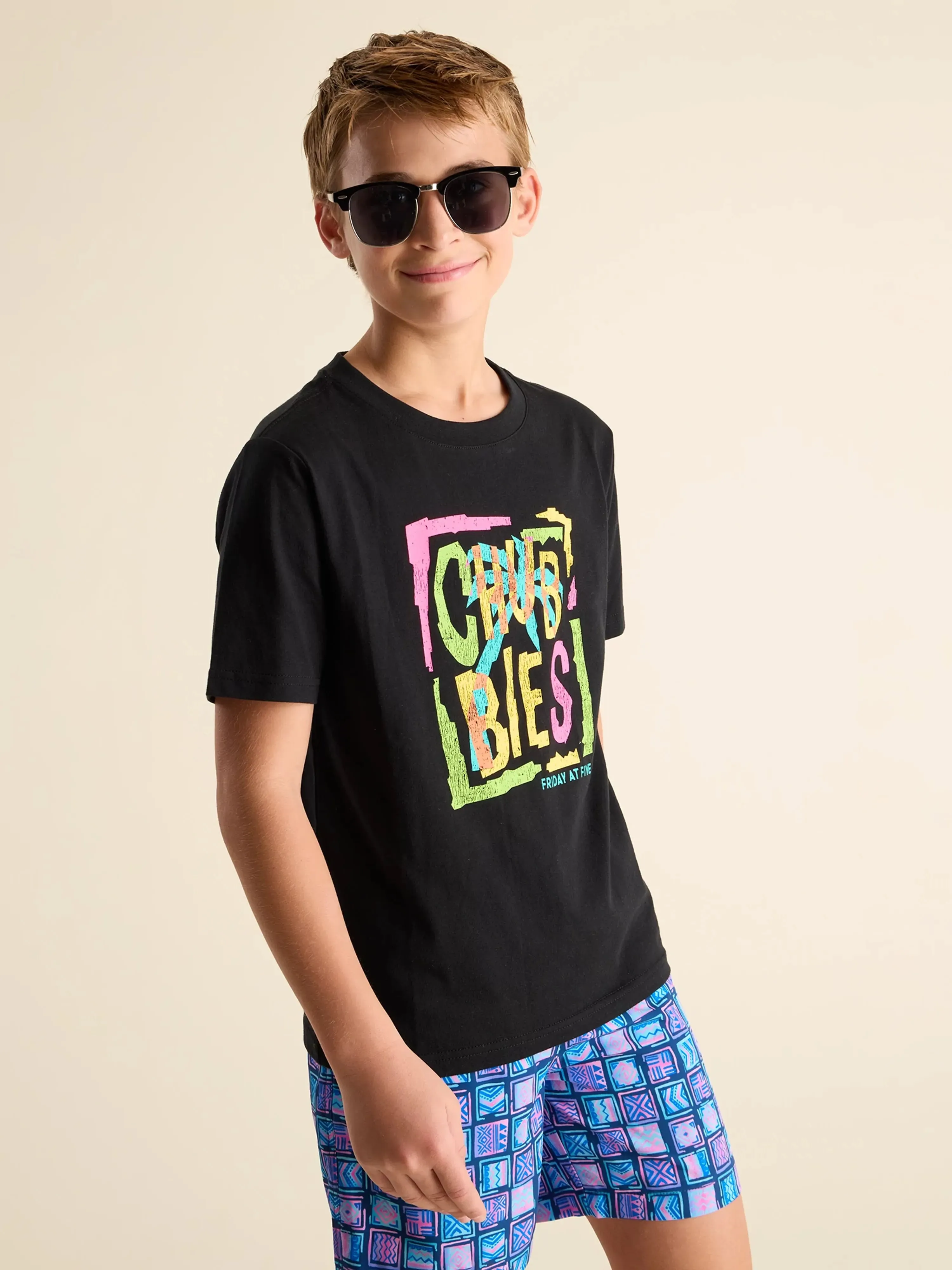 The Classic (Boys Non Pocket Graphic T-Shirt)
