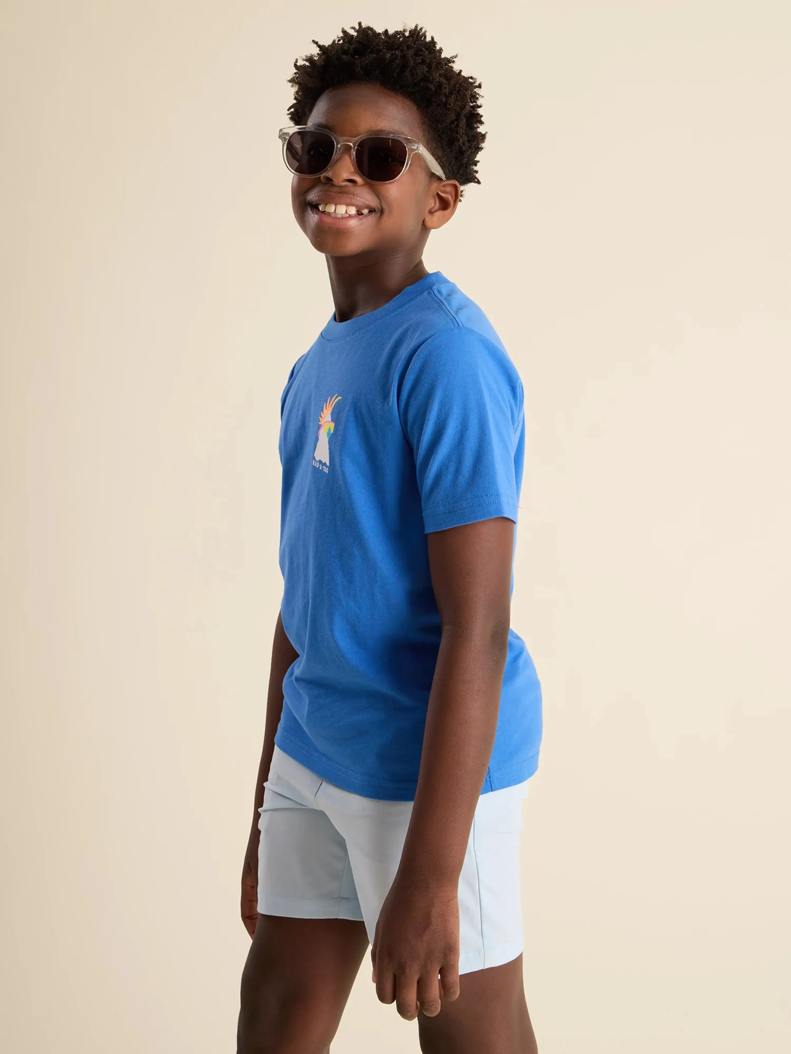 The Cool Rooster (Boys Non Pocket Graphic T-Shirt)