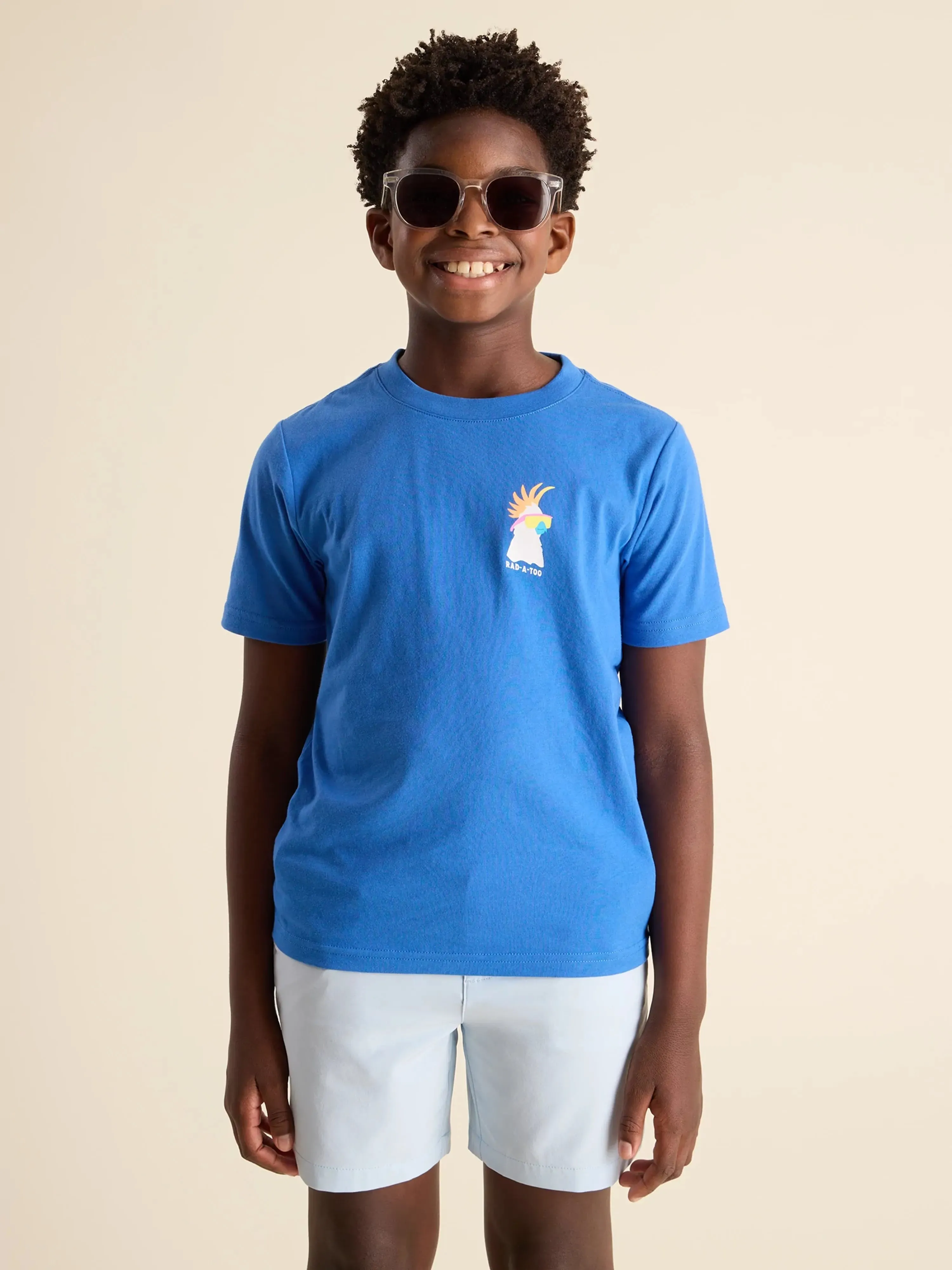 The Cool Rooster (Boys Non Pocket Graphic T-Shirt)