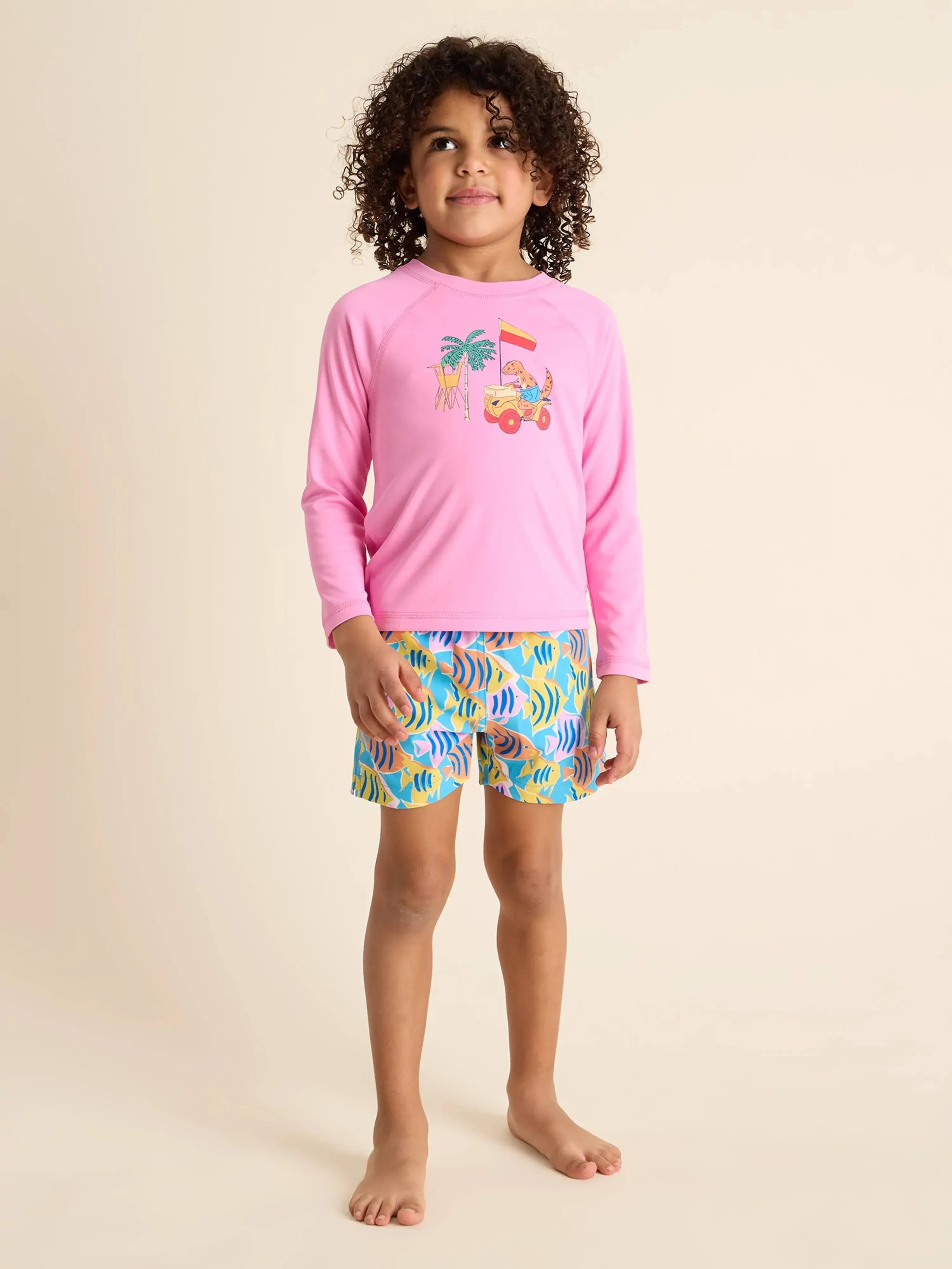 The Dino Racers (Toddler Rashguard)