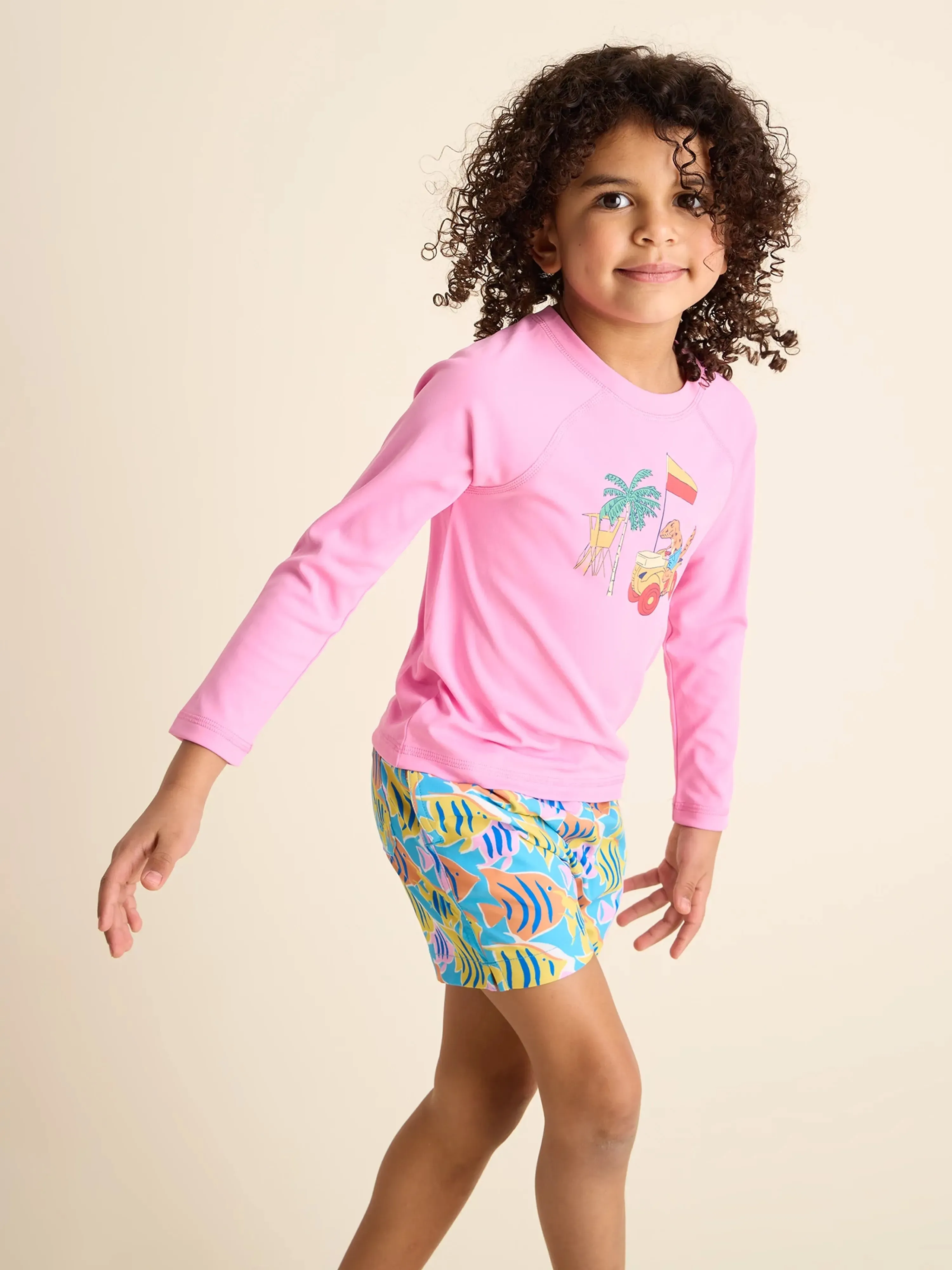 The Dino Racers (Toddler Rashguard)
