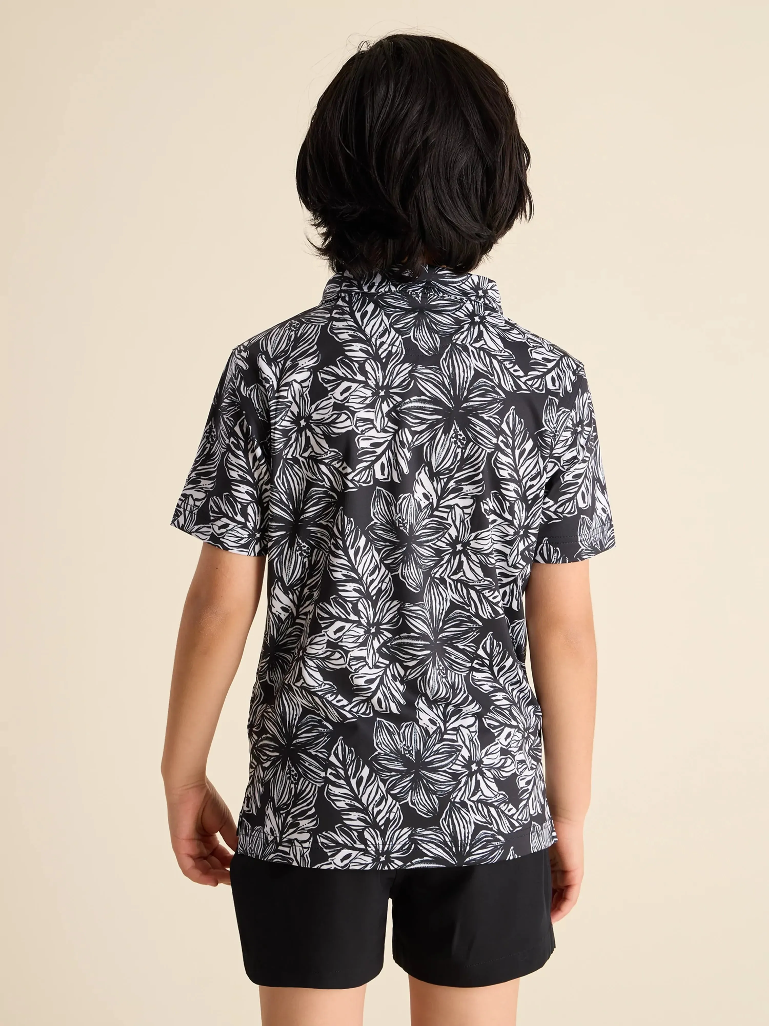 The Floral Estate (Boys Performance Polo)