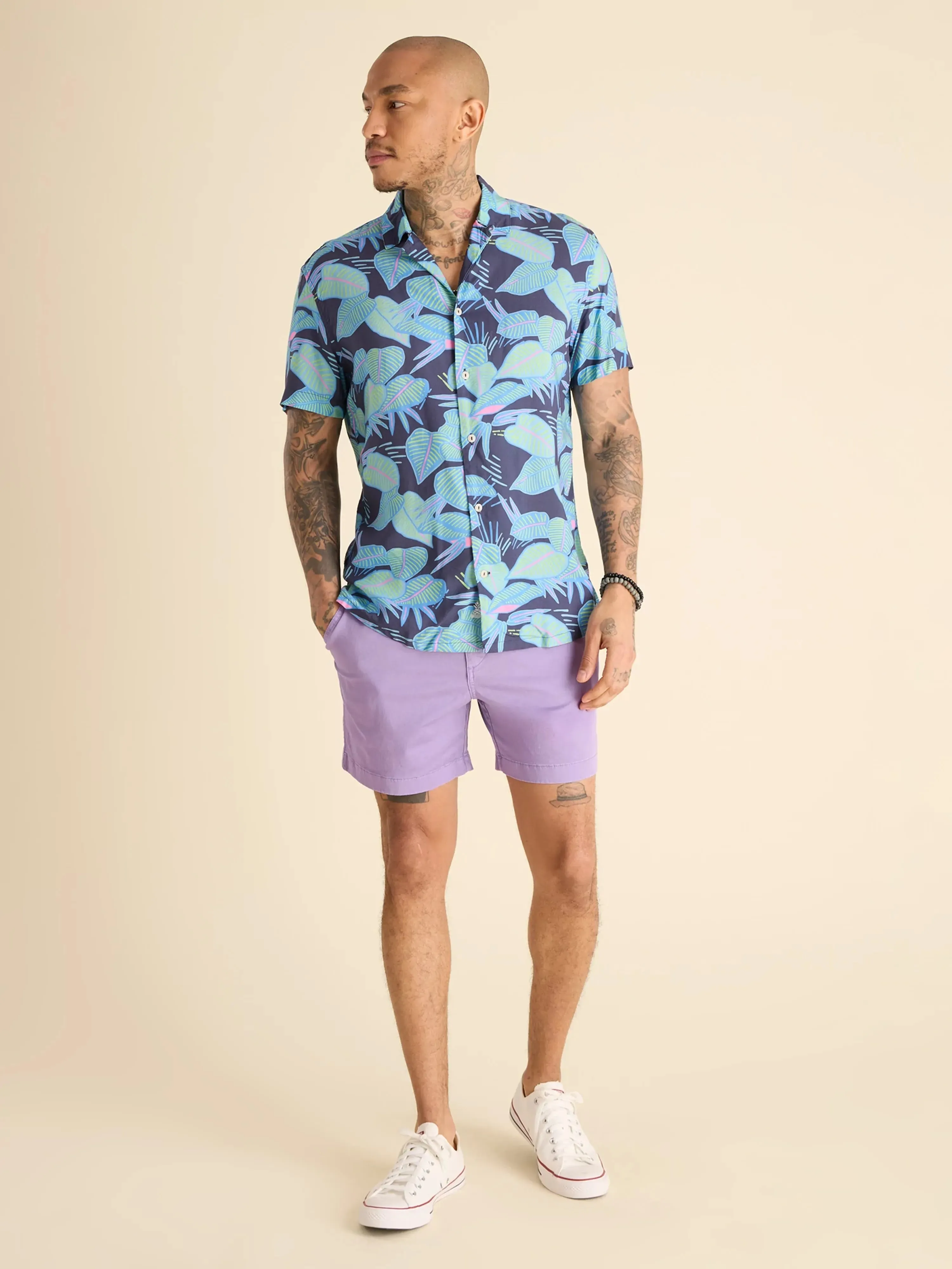 The Fluorescent Funks (Rayon Sunday Shirt)