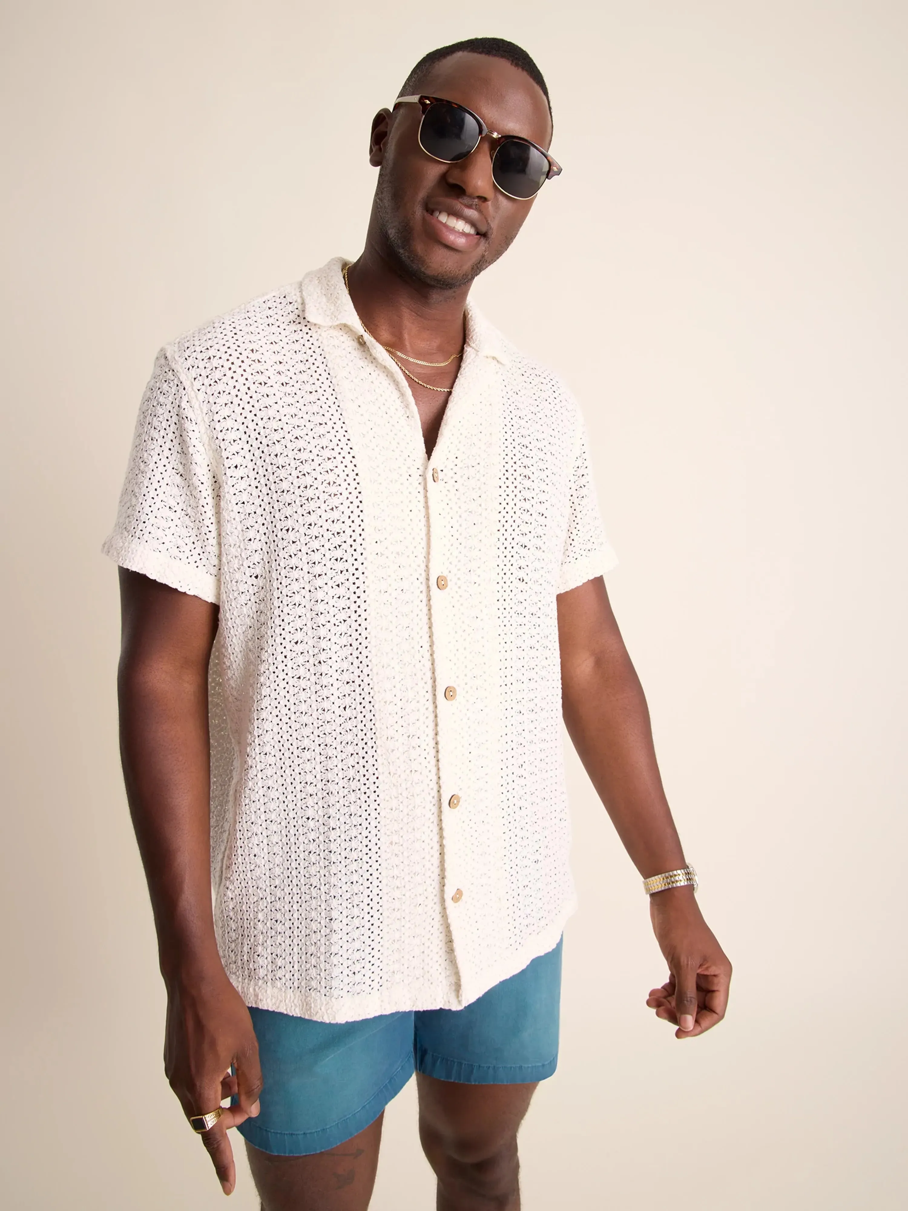 The Ivory Envy (Crochet Sunday Shirt)