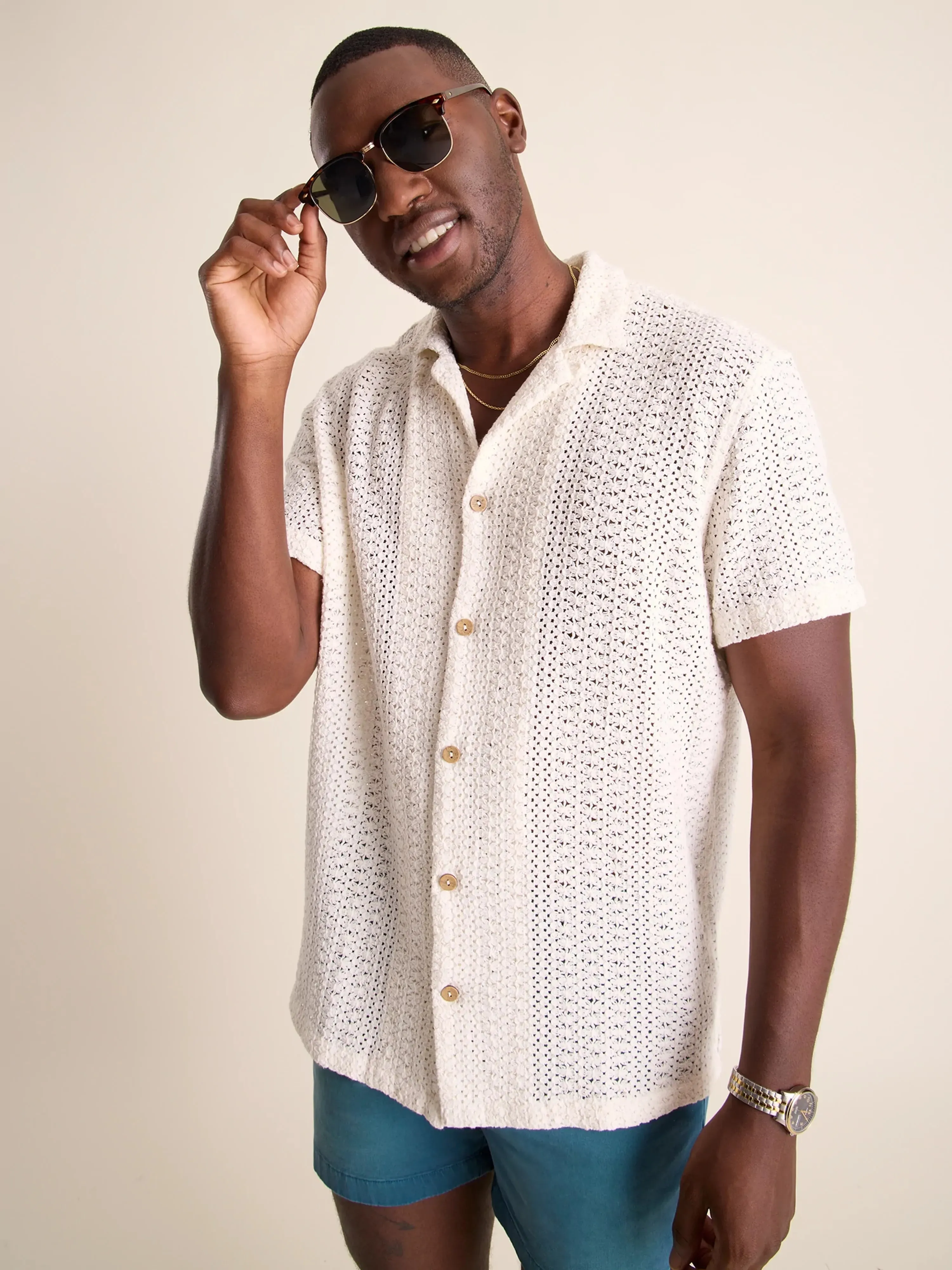 The Ivory Envy (Crochet Sunday Shirt)