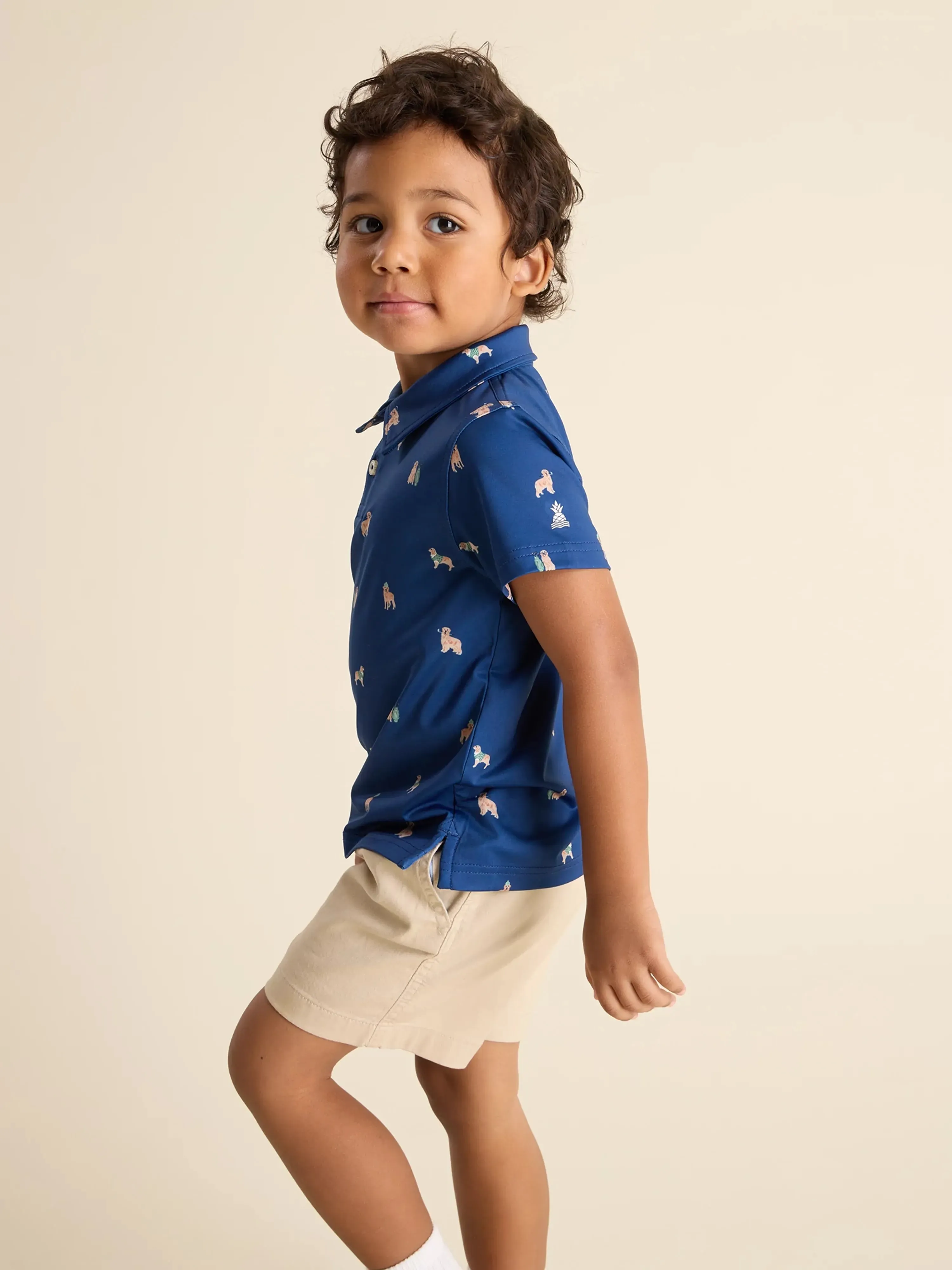 The Lil Barkin' Up the Wrong Tree (Toddler Performance Polo)