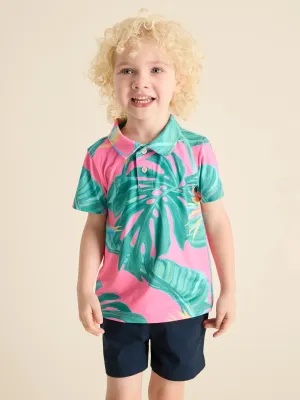 The Lil Birds of Paradise (Toddler Performance Polo)
