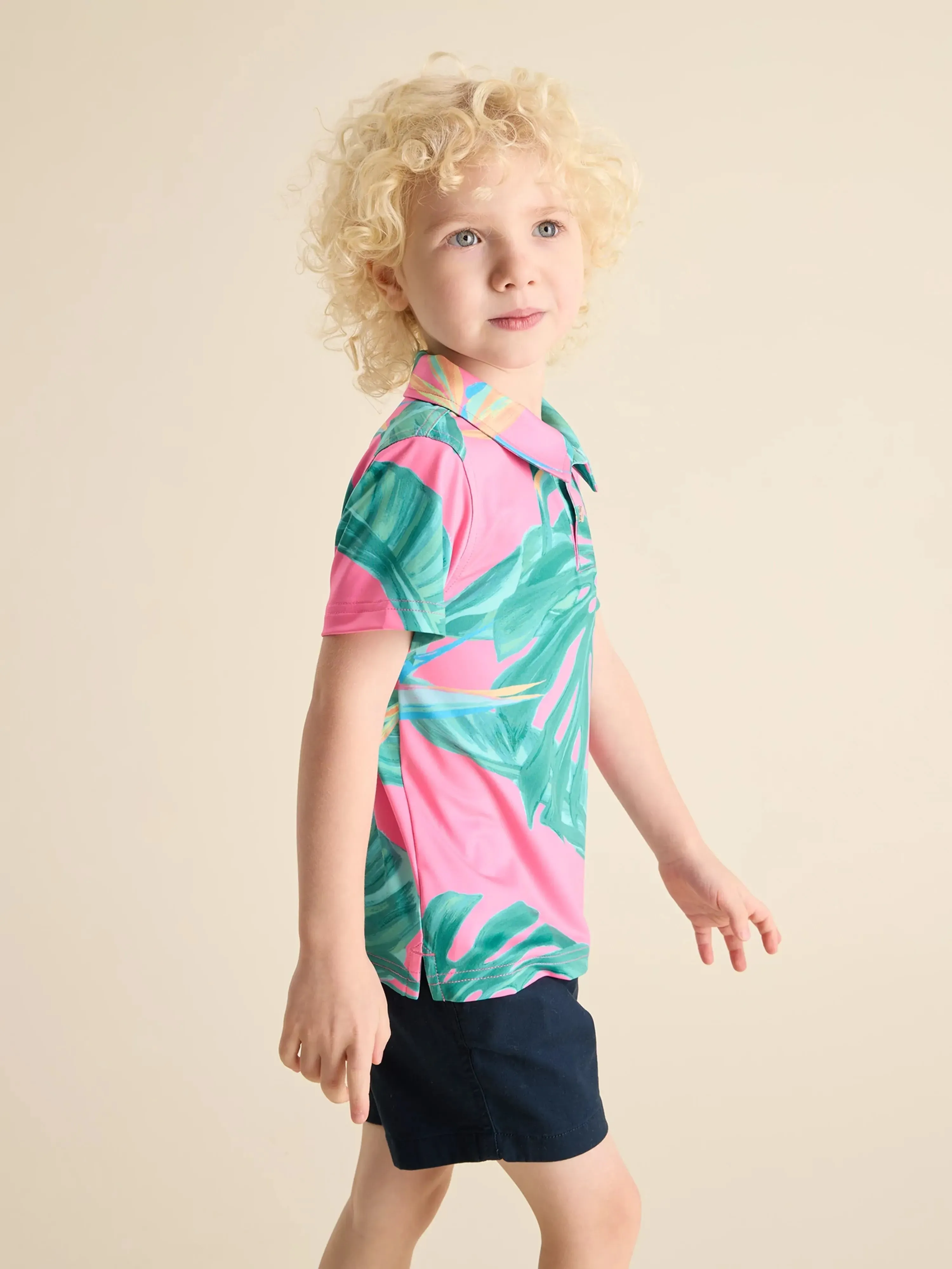 The Lil Birds of Paradise (Toddler Performance Polo)