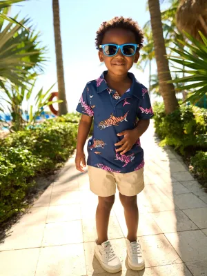 The Lil King of the Sea (Toddler Performance Polo)